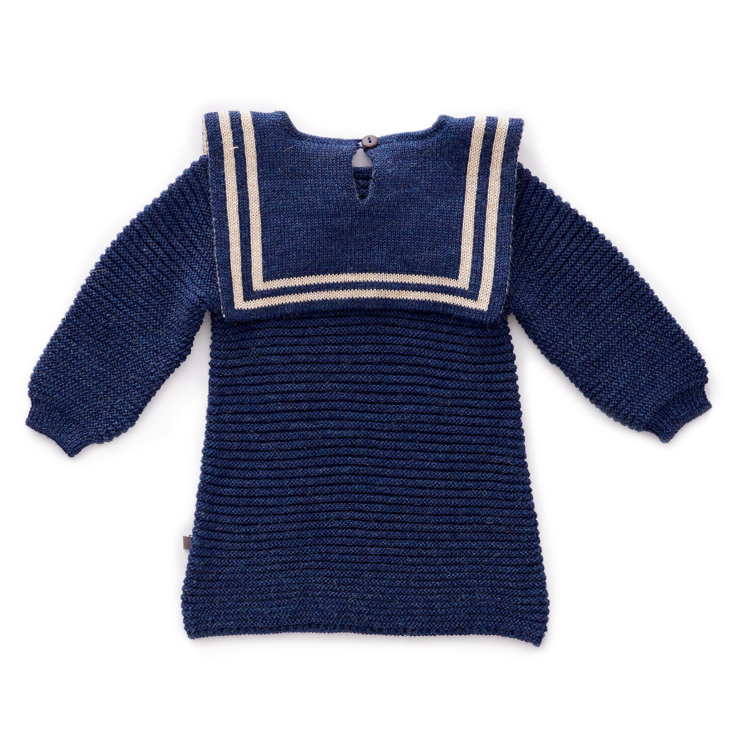 Baby Girls Indigo Baby Alpaca Dress