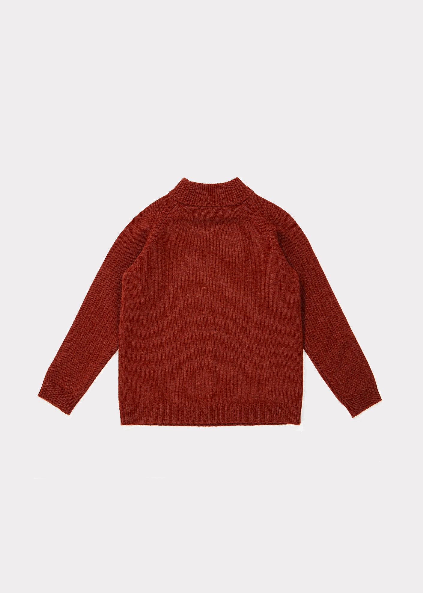 Girls Rust Cashmere Sweater