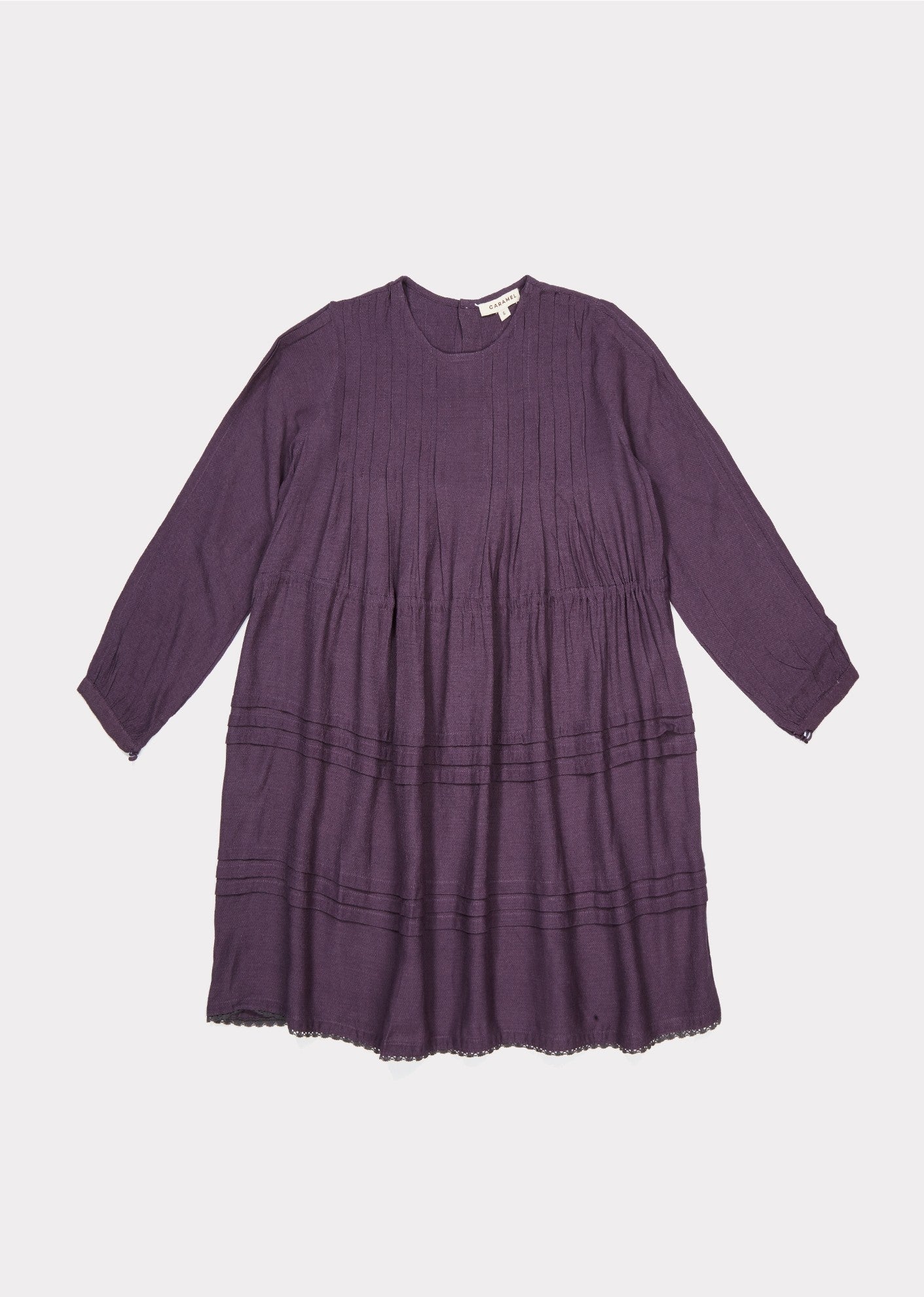 Girls Aubergine Dress