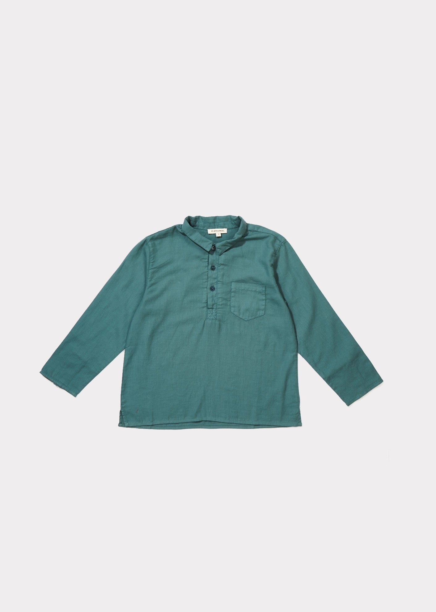 Baby Storm Blue Cotton Shirt