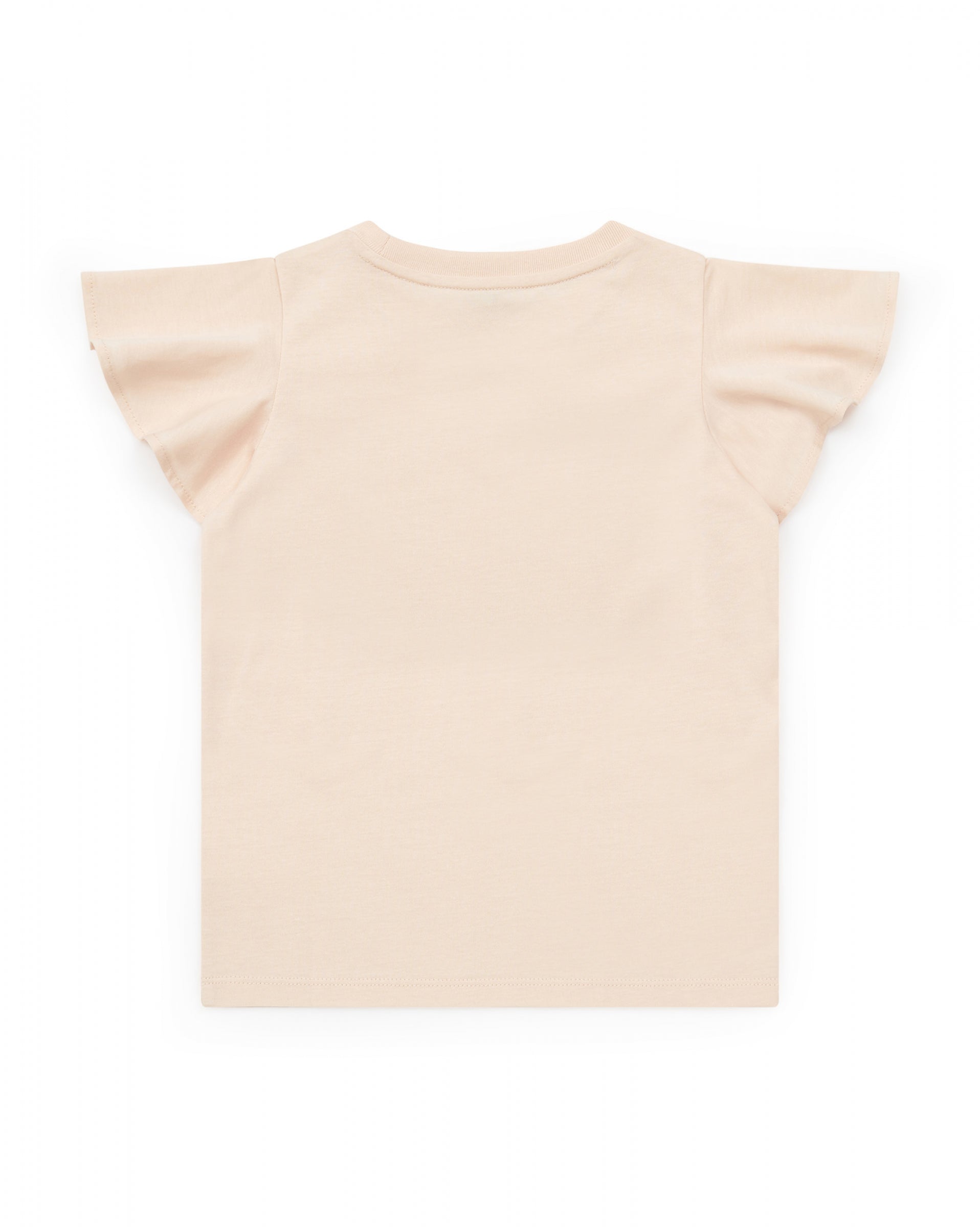 Girls Beige T-Shirt