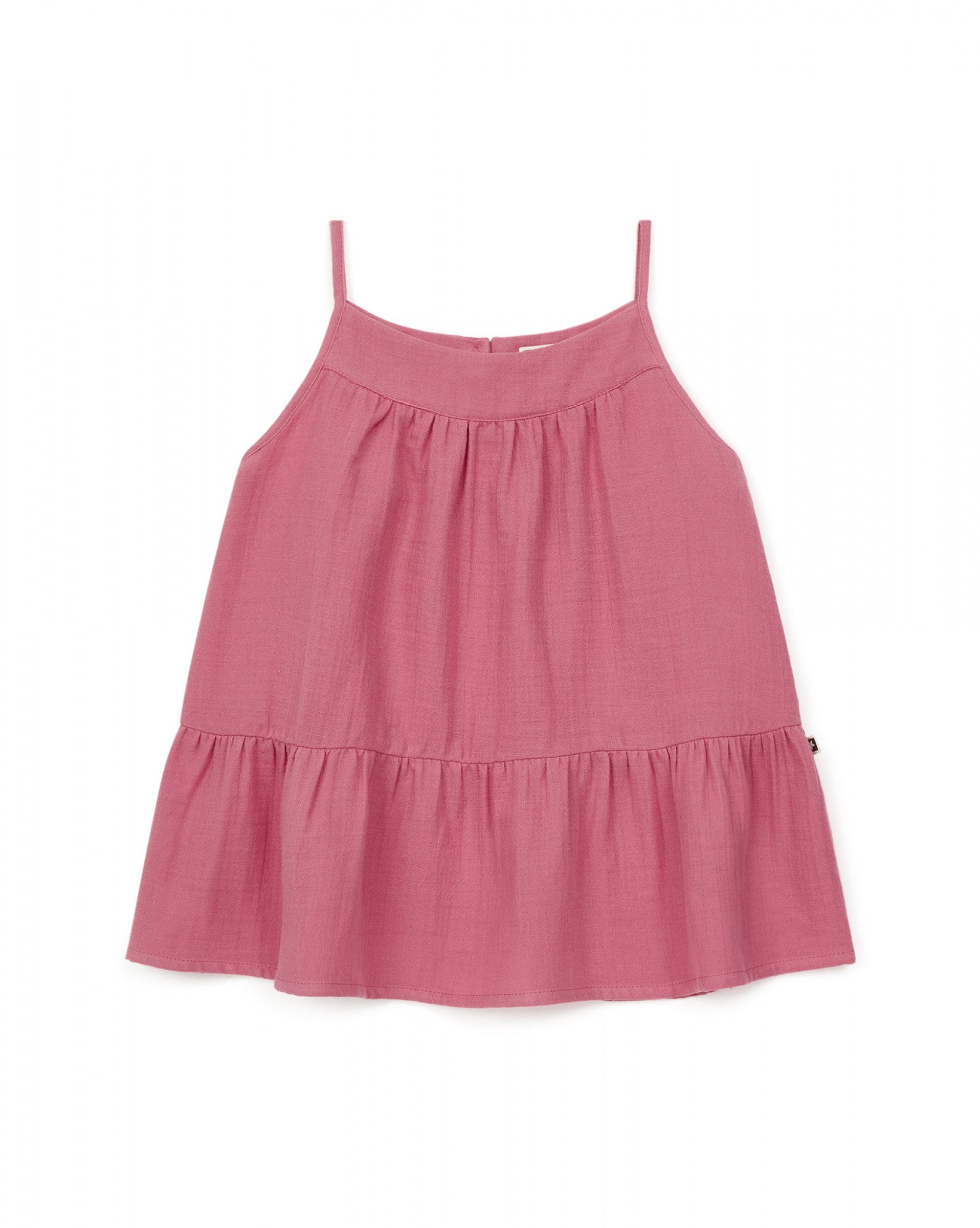 Girls Pink Cotton Tops