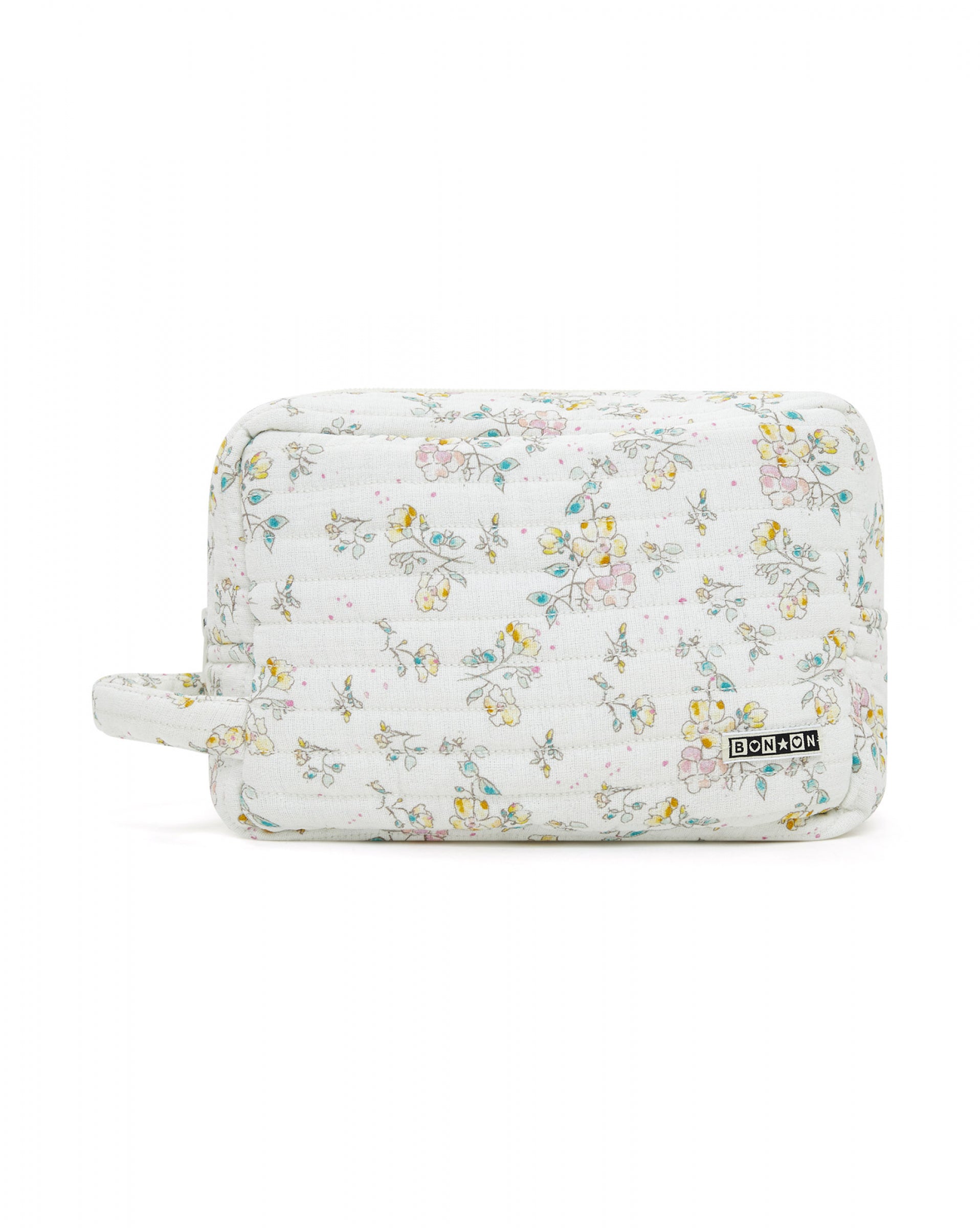 Girls White Floral Handbag