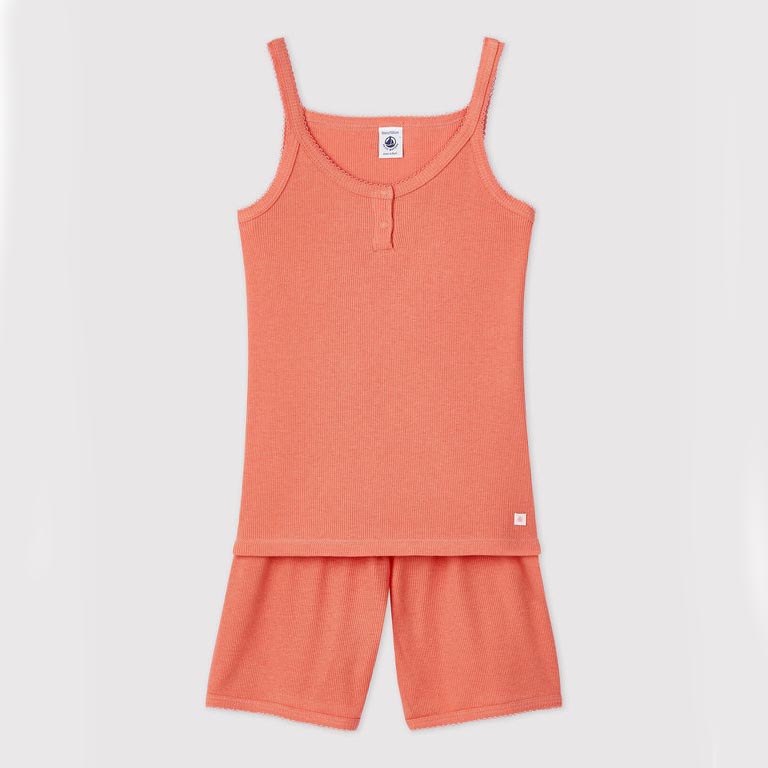 Girls Pink Vest Set
