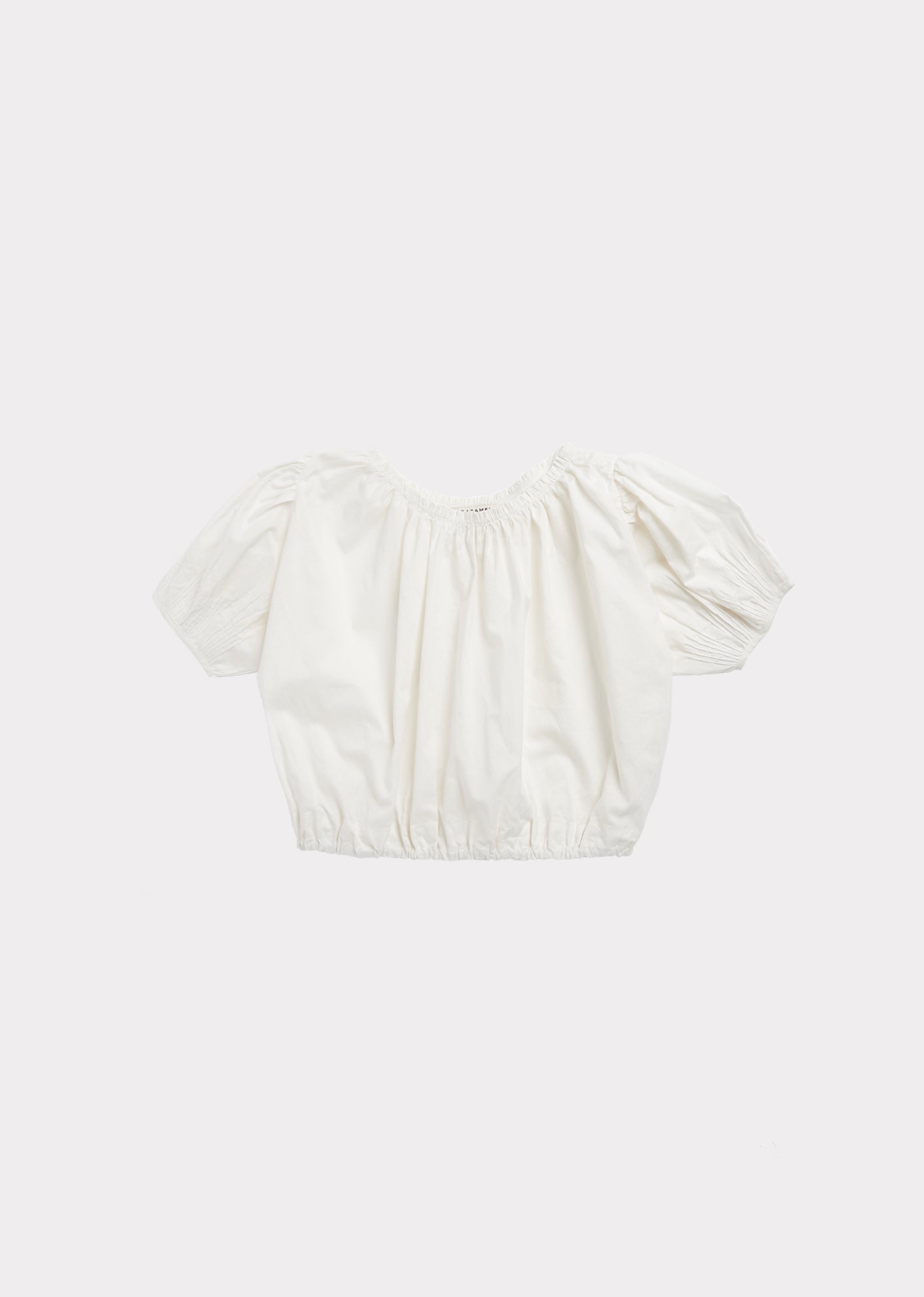 Girls White Cotton Top