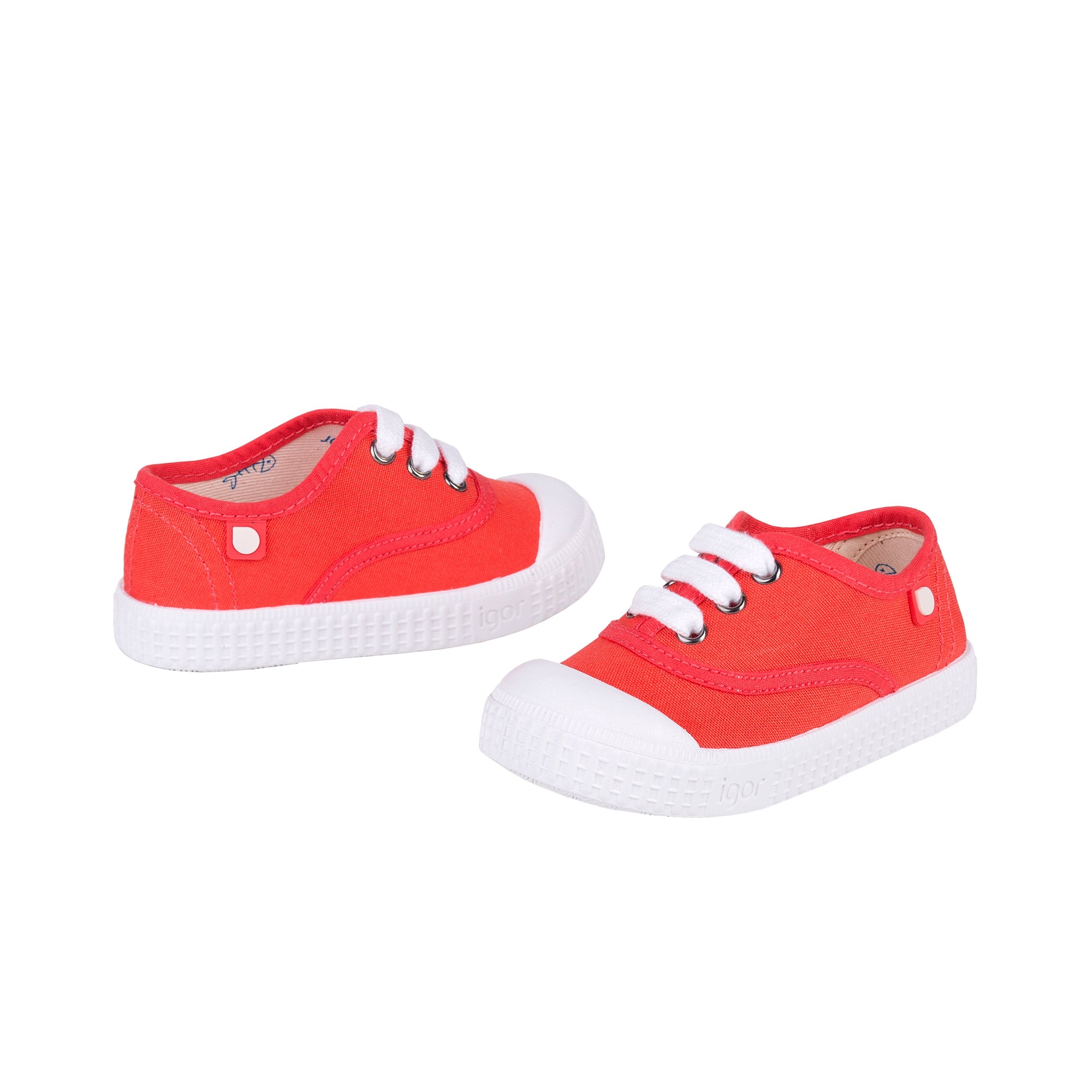 Girls Orange Cotton Shoes
