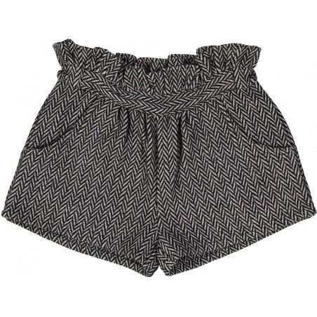 Girls Grey Wool Shorts