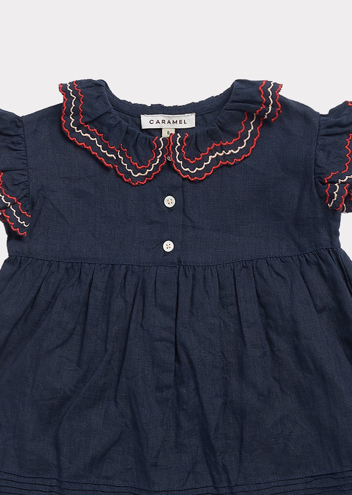 Robe marine pour bébés filles