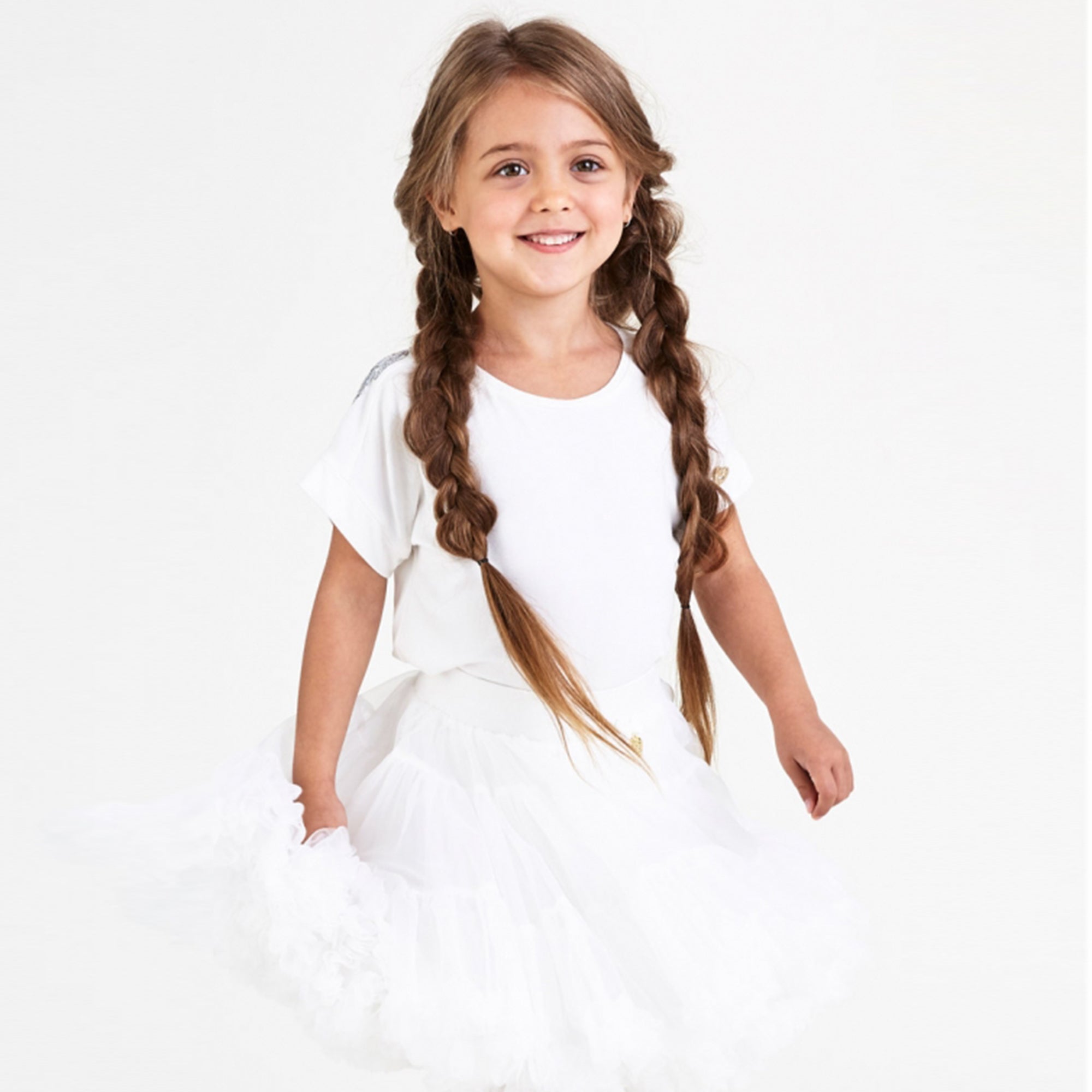 Girls White T-shirt