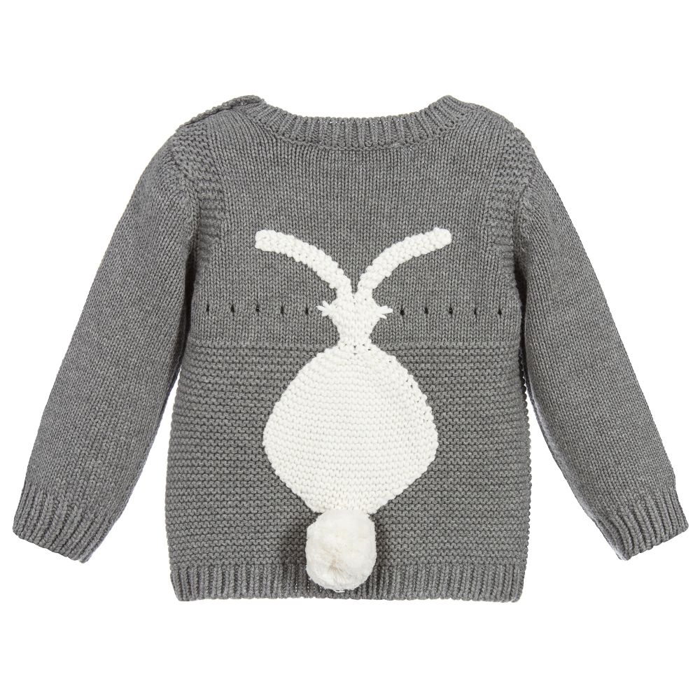 Baby Grey Cotton Jumper