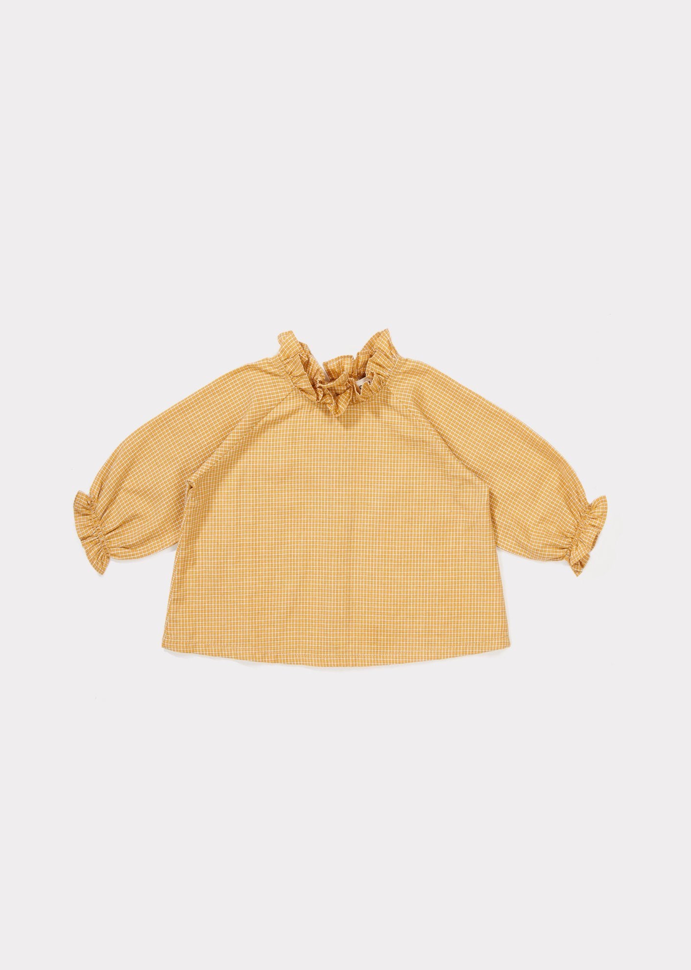 Baby Girls Orange Cotton Blouse