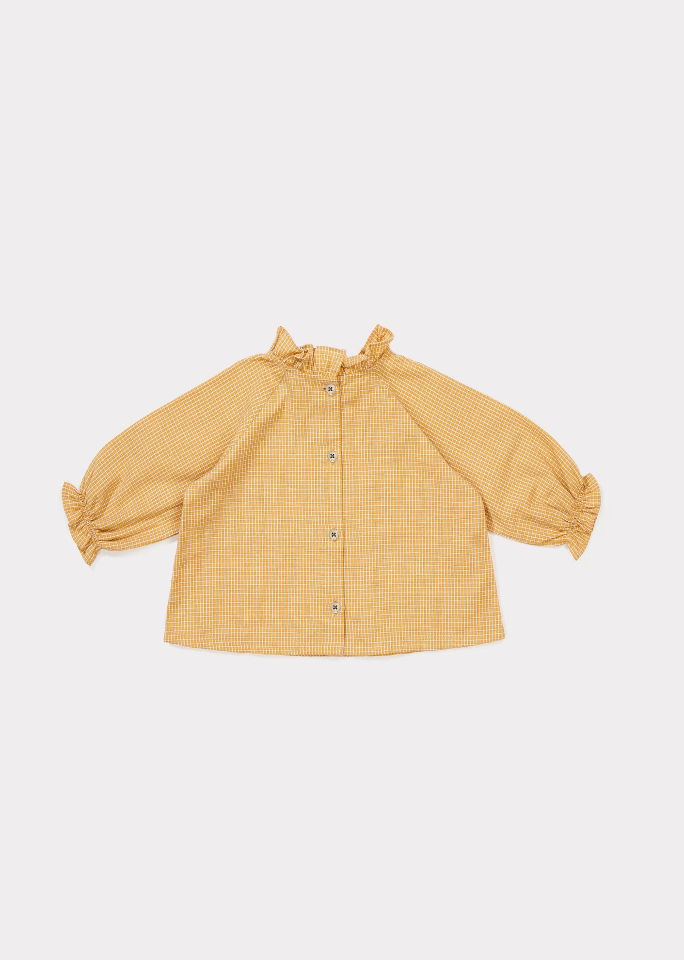 Baby Girls Orange Cotton Blouse