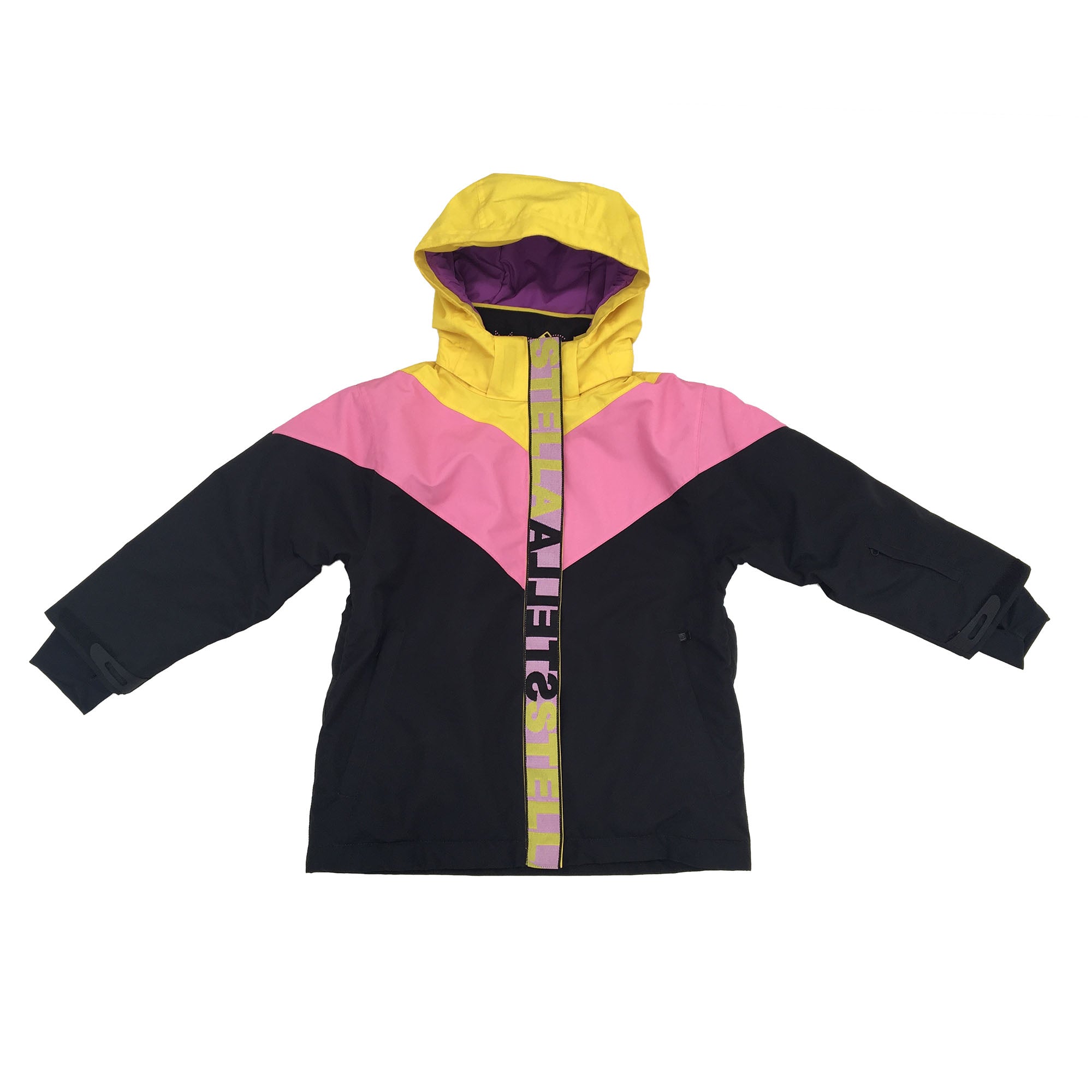 Girls Black Ski Coat & Trousers Set
