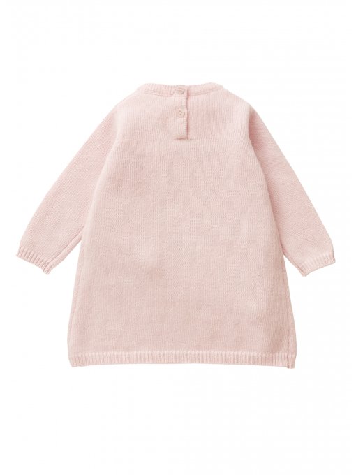 Baby Girls Quartz Pink Knitted Dress