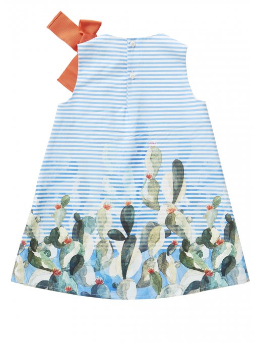 Girls Airforce Blue Cotton Top