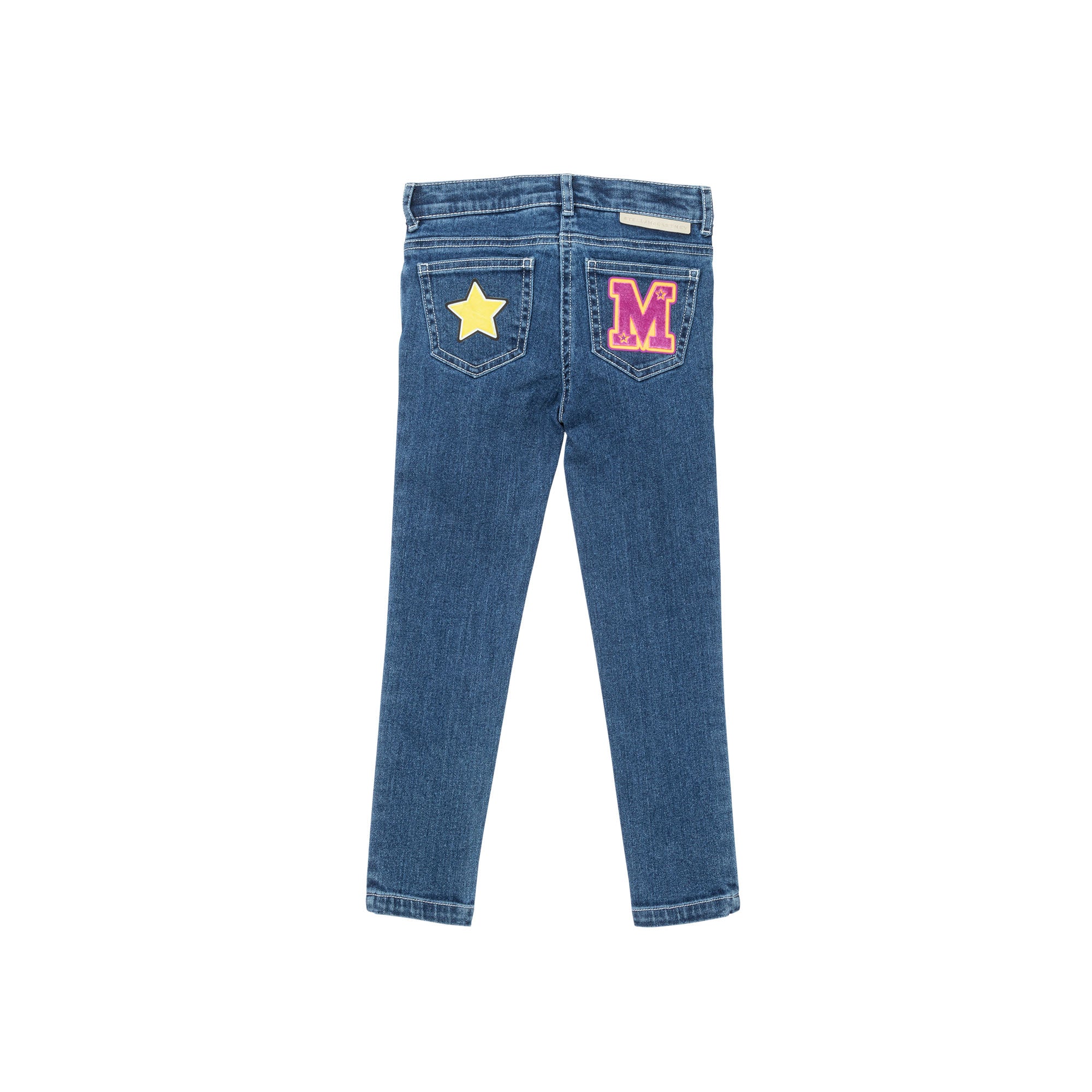 Girls Badges Denim Jeans