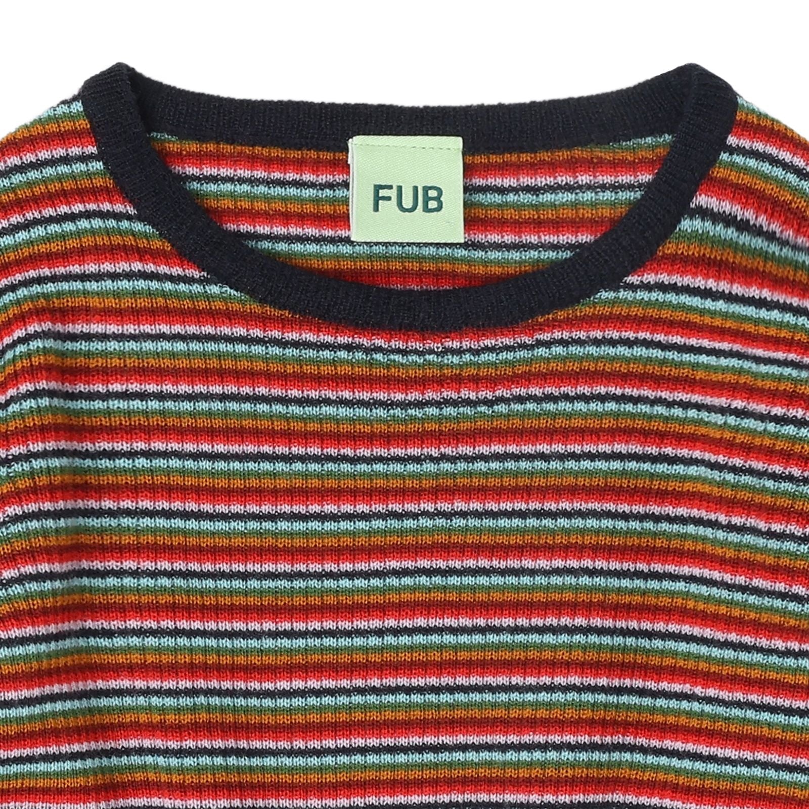 Boys & Girls Multicolor Stripes Wool Sweater