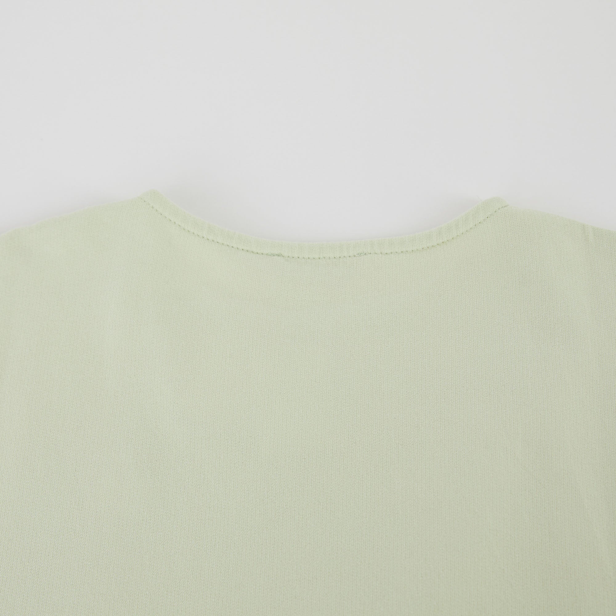 Girls Light Green Cotton Dress