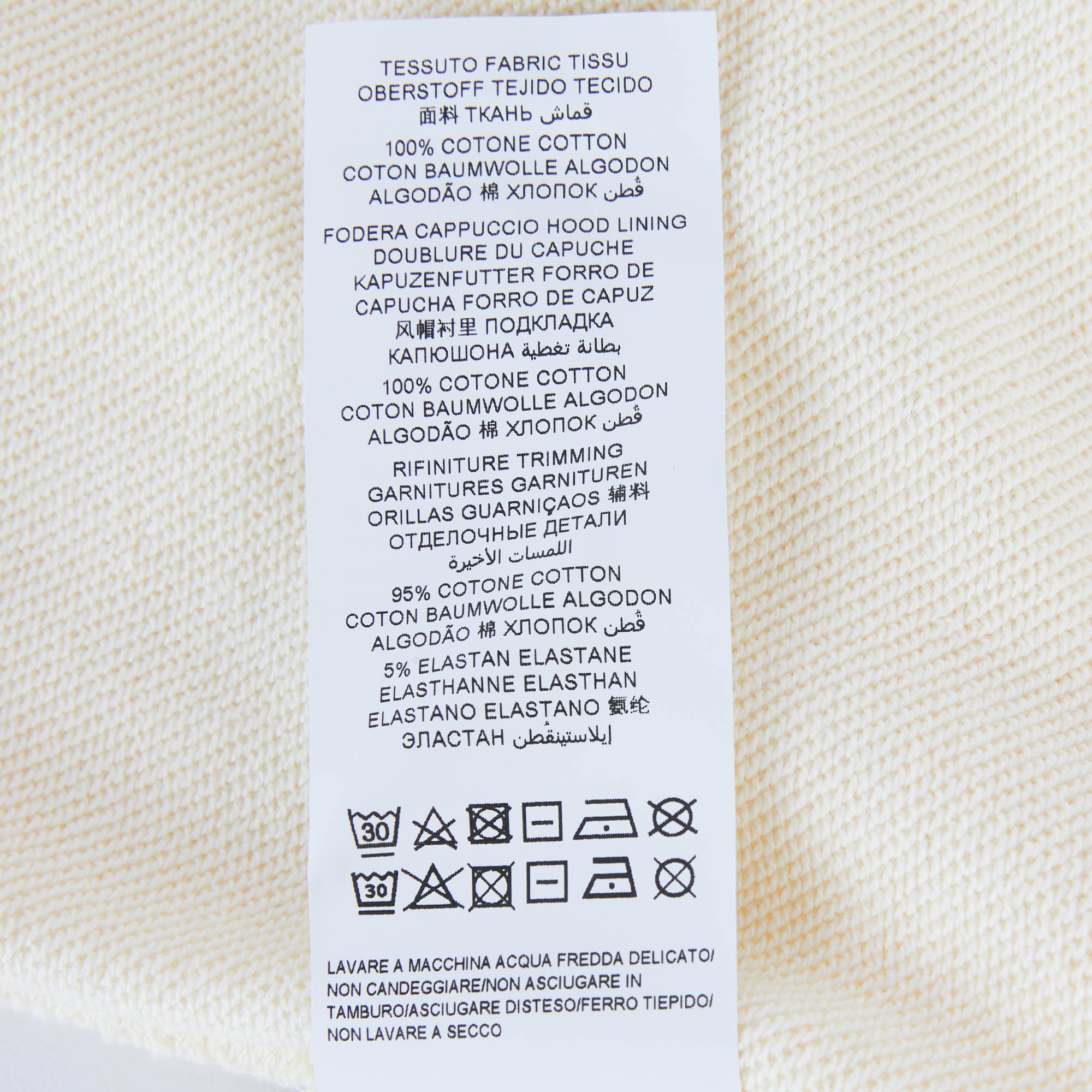 Girls White Logo Cotton Hooded Dress