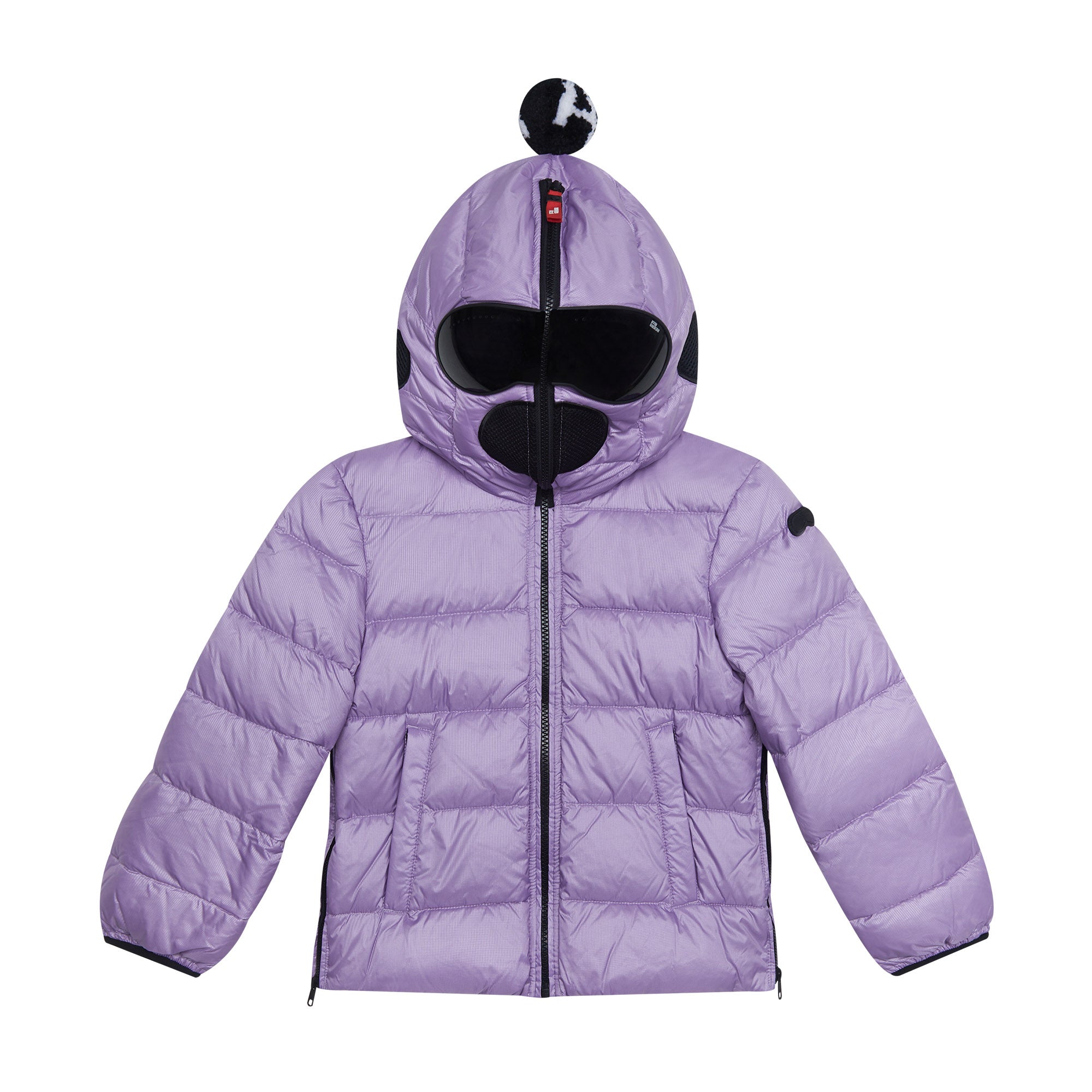 Girls Purple Padded Down Jacket