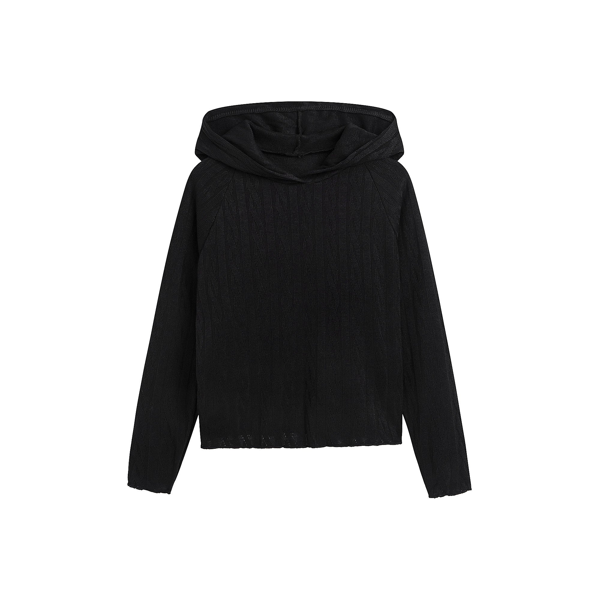 Girls Black Ballet Hooded Sweater(DAD5038/black)