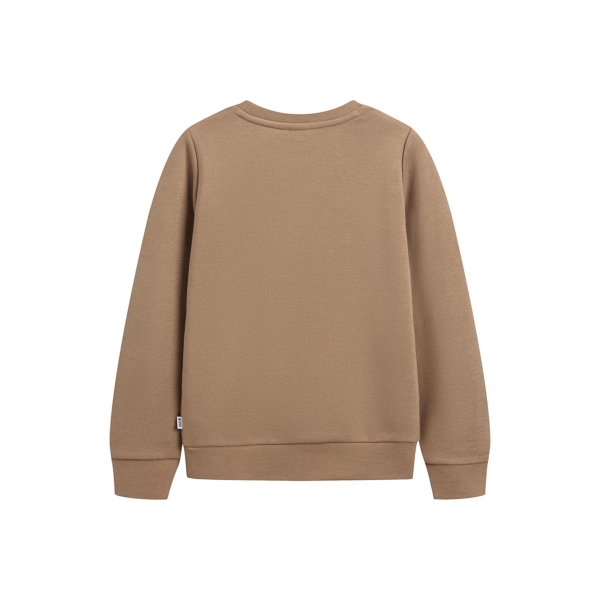 Boys Camel Cotton Sweatshirt