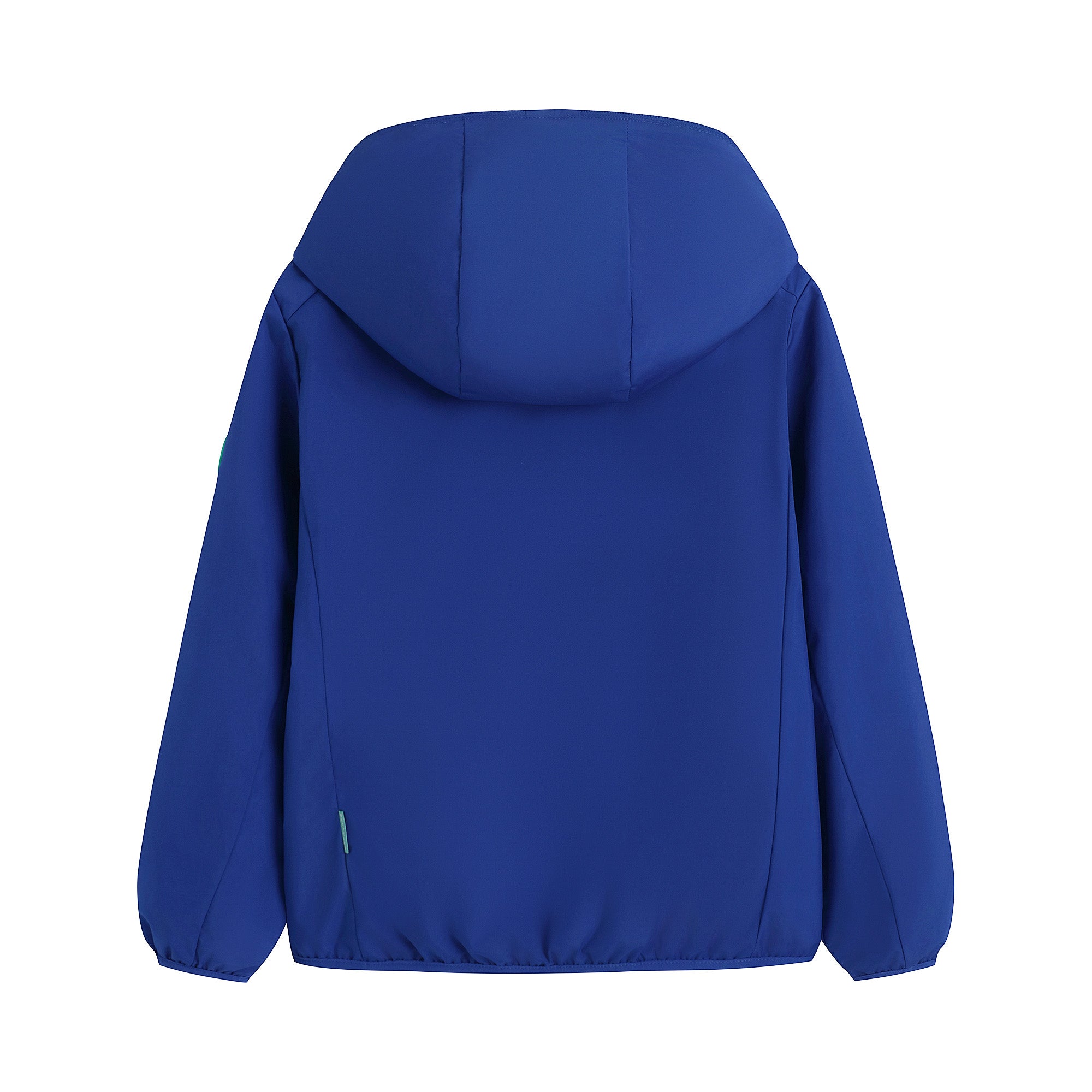 Boys & Girls Blue Hooded Reversible Padded Jacket