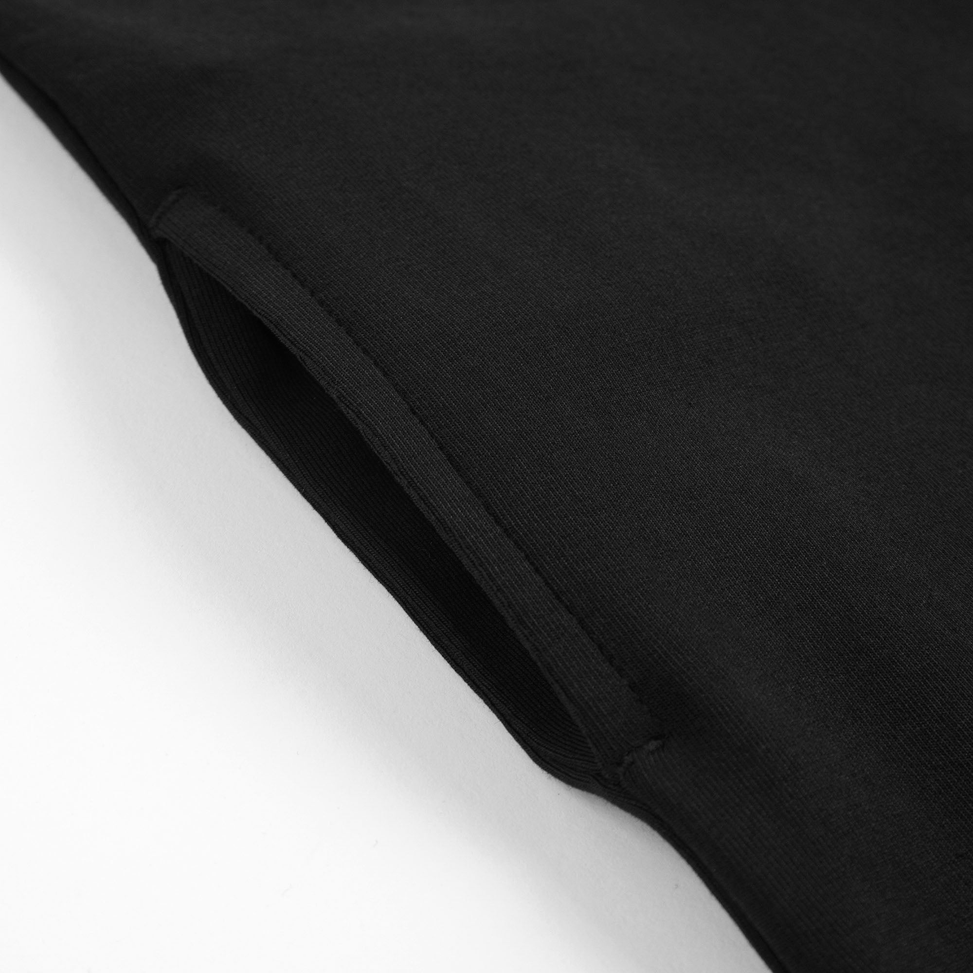 Girls Black Logo Cotton Dress