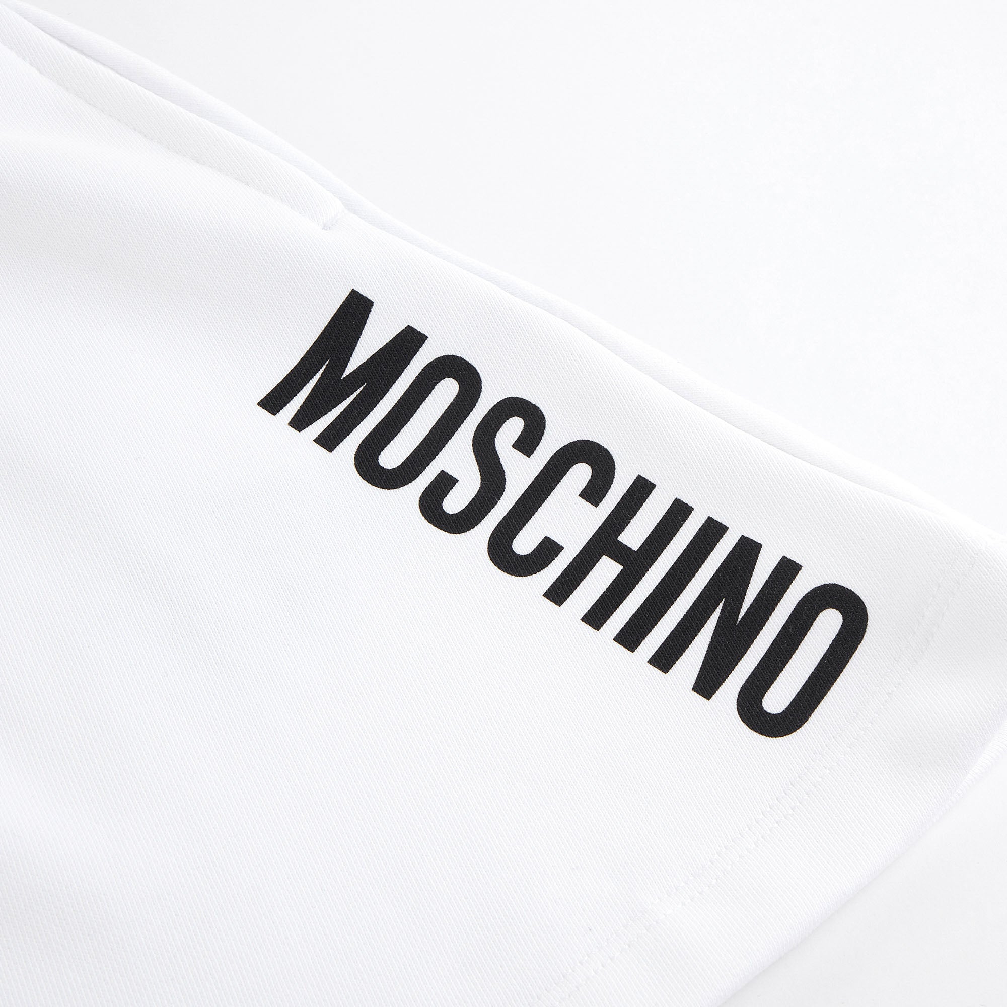 Girls White Logo Cotton Skirt