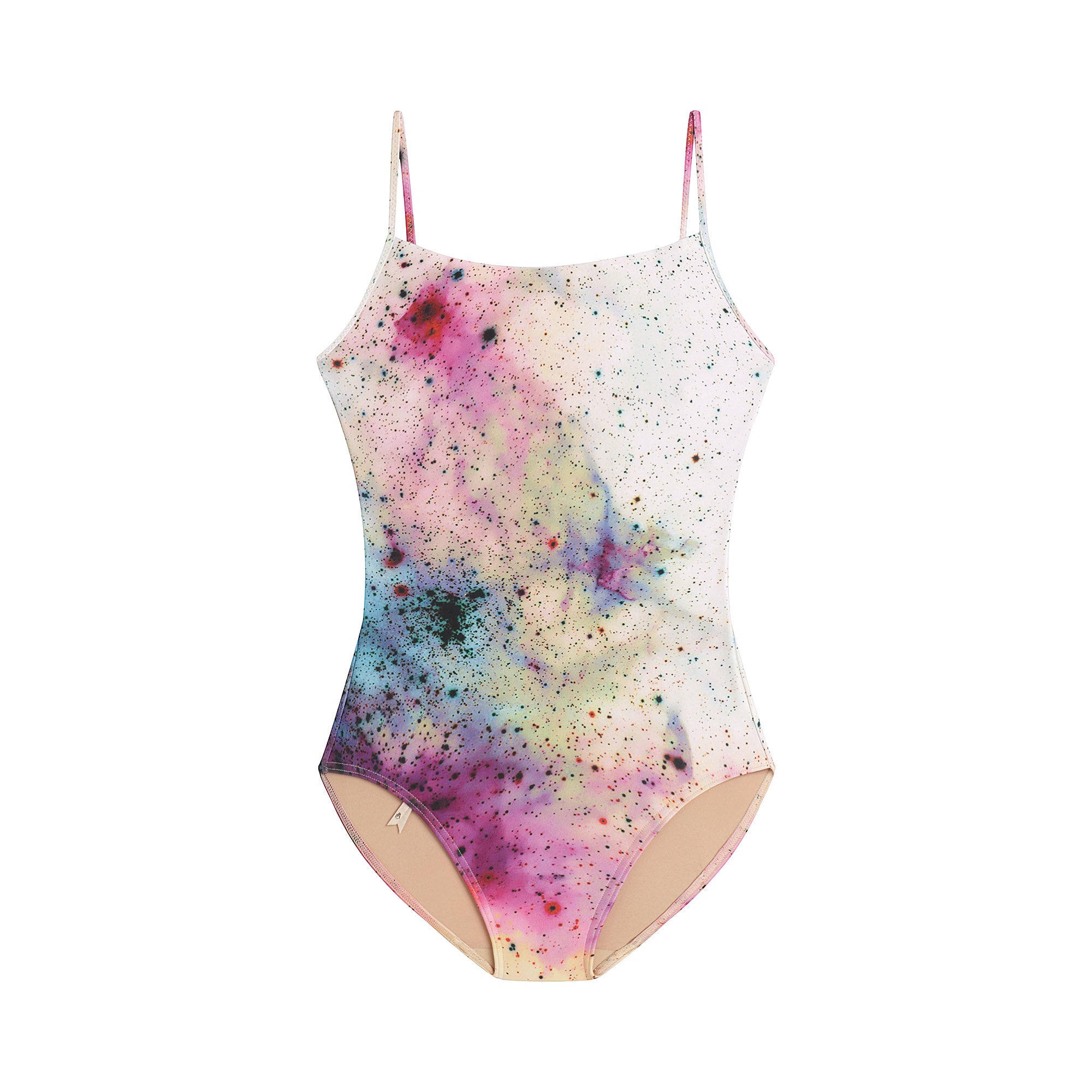 Women Multicolor Ballet Onesies(181LE01VL/aquarelle)