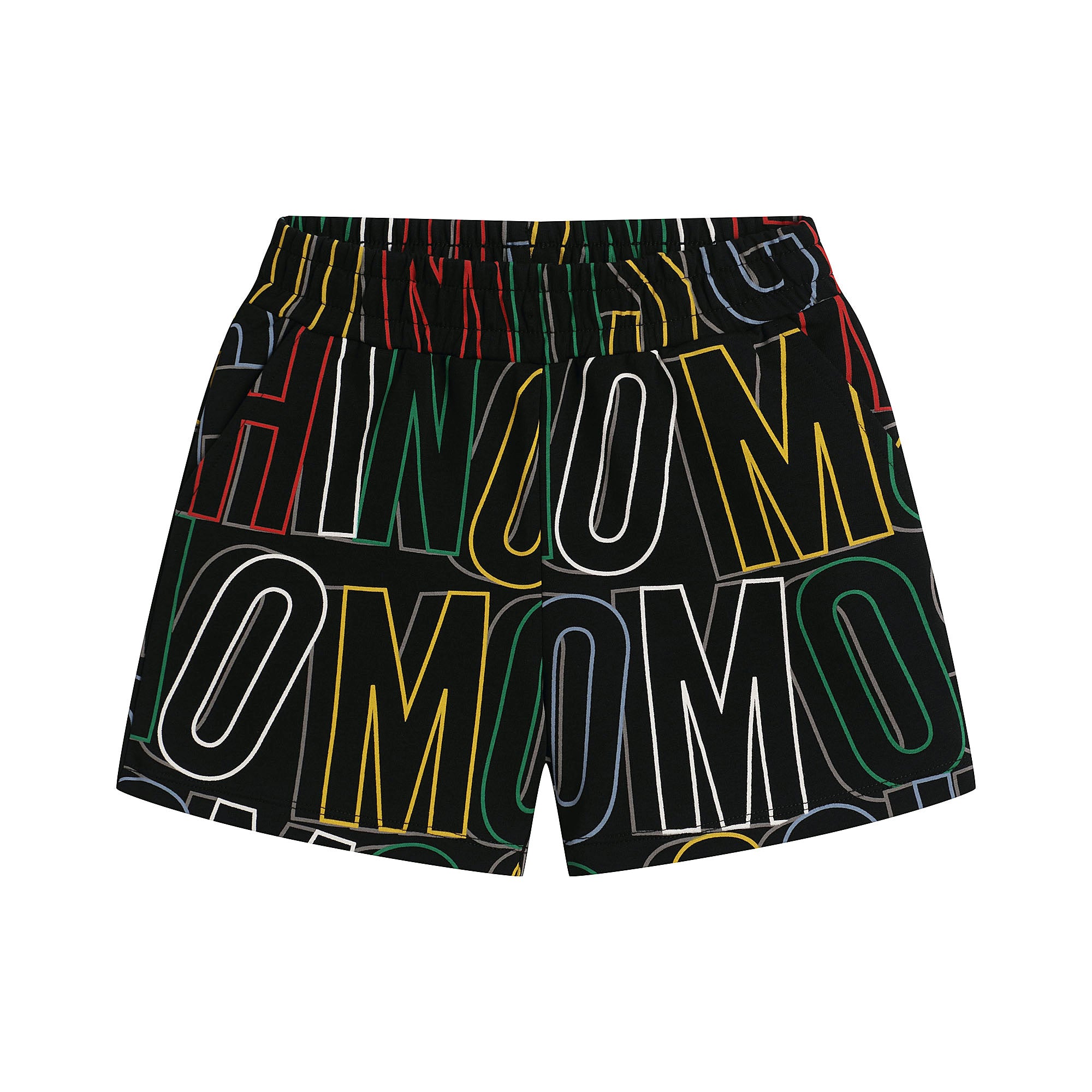 Girls Black Logo Cotton Set