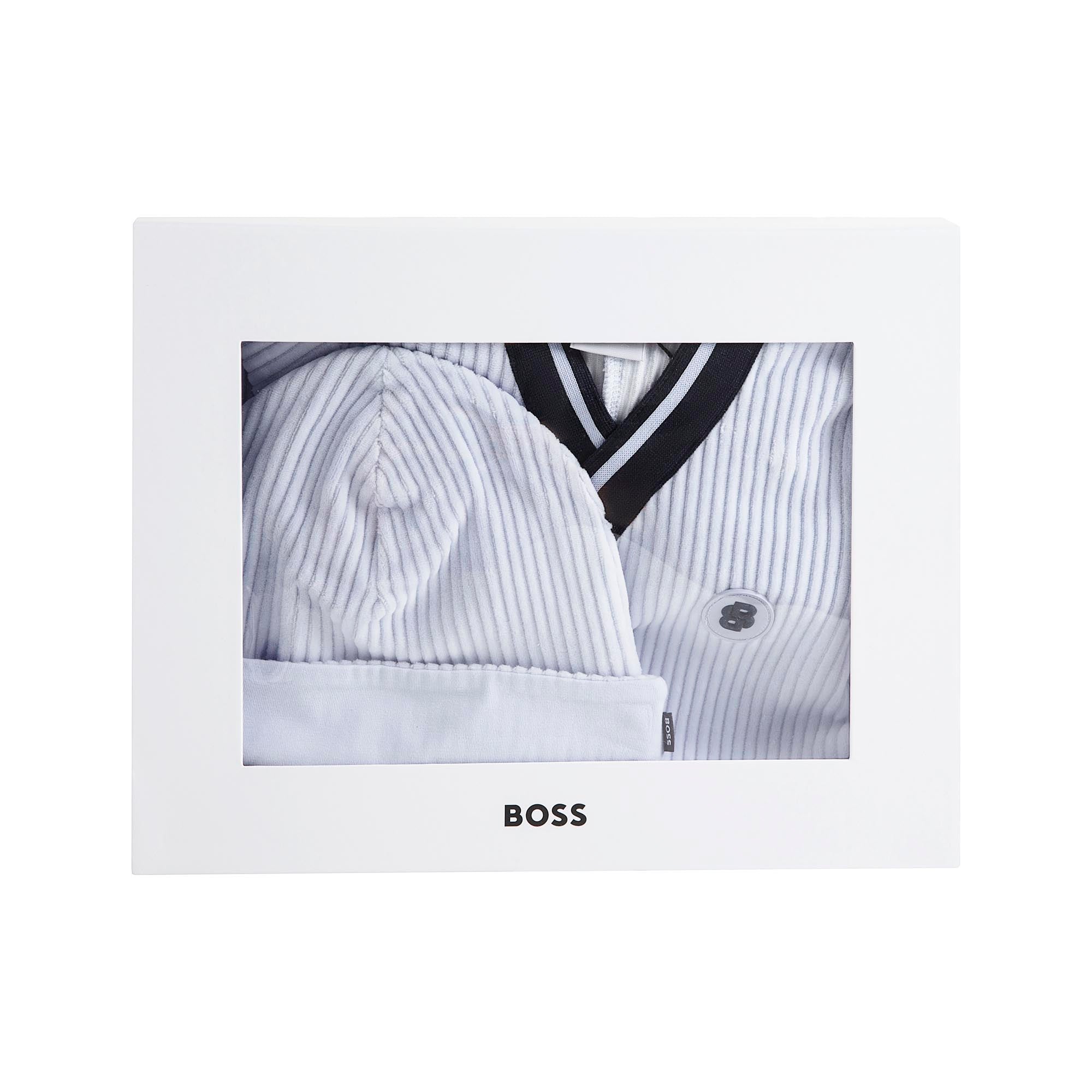 Baby Boys Light Blue Cotton Babysuit Set