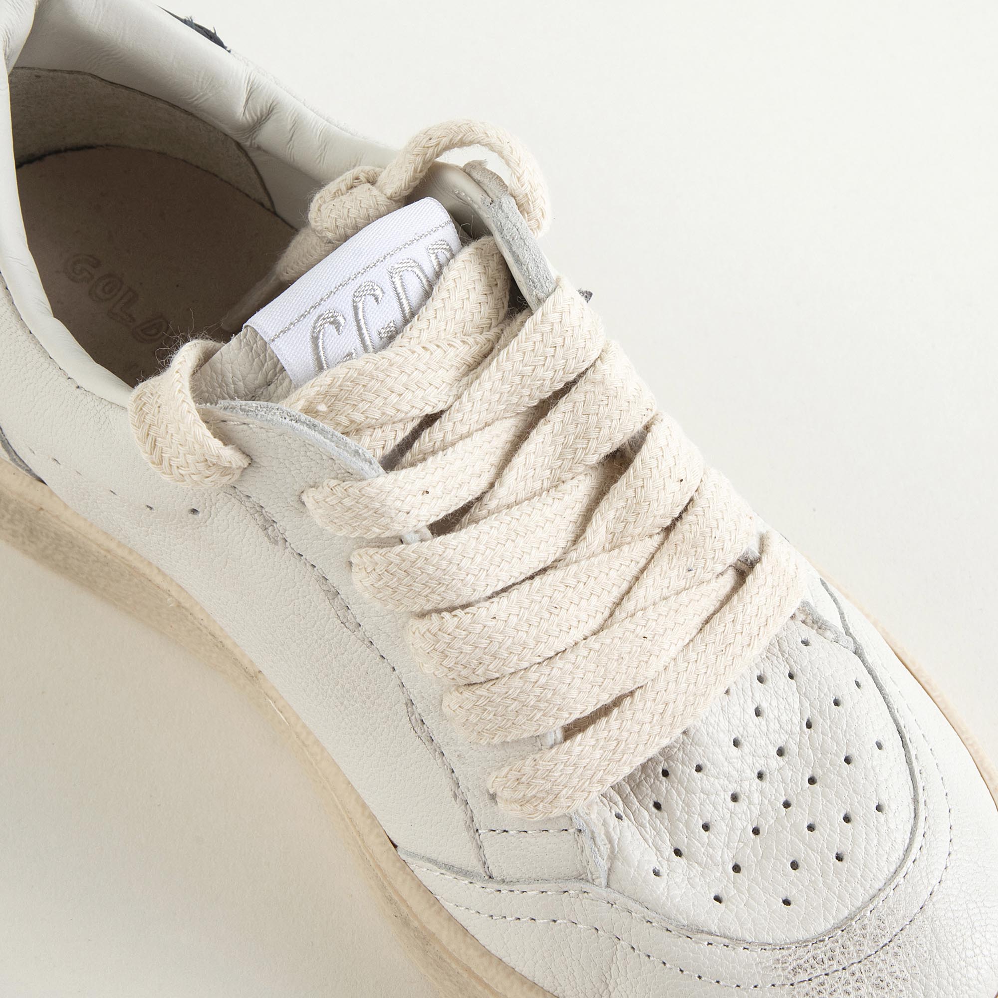 Boys & Girls White "BALLSTAR" Shoes