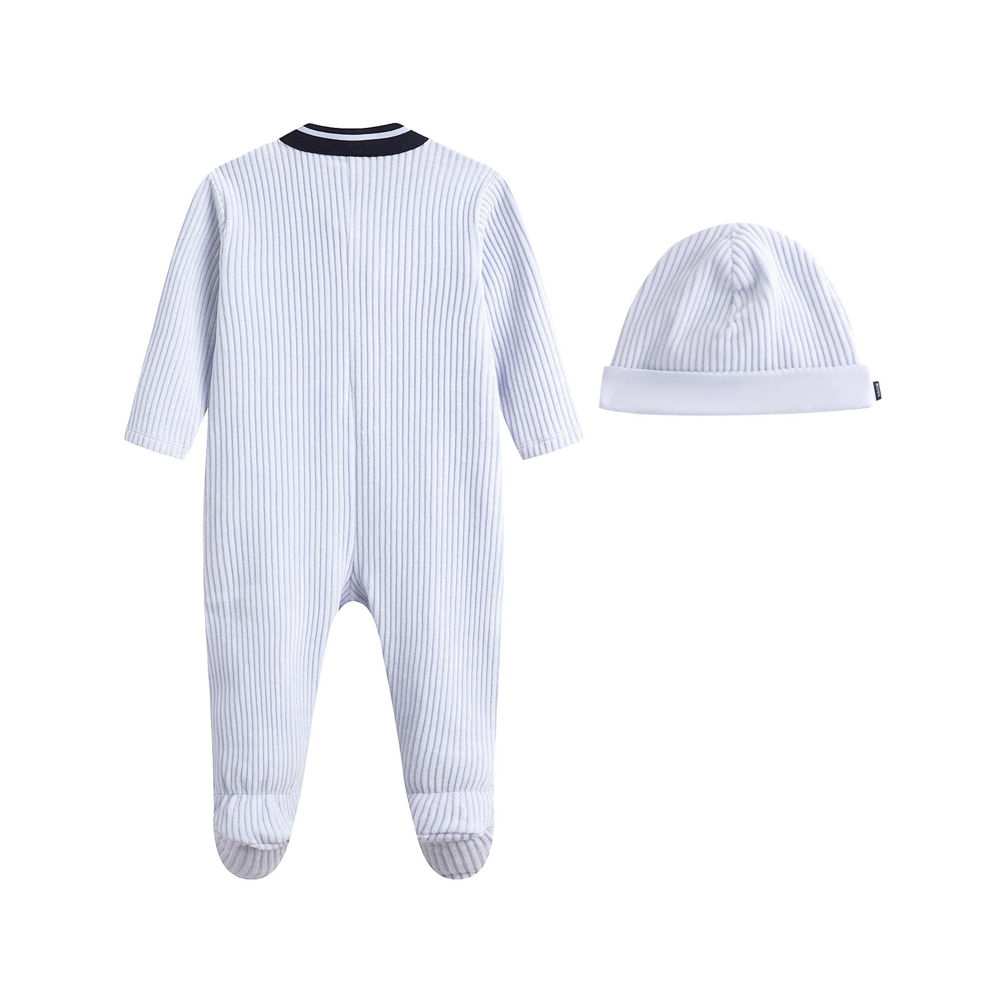 Baby Boys Light Blue Cotton Babysuit Set