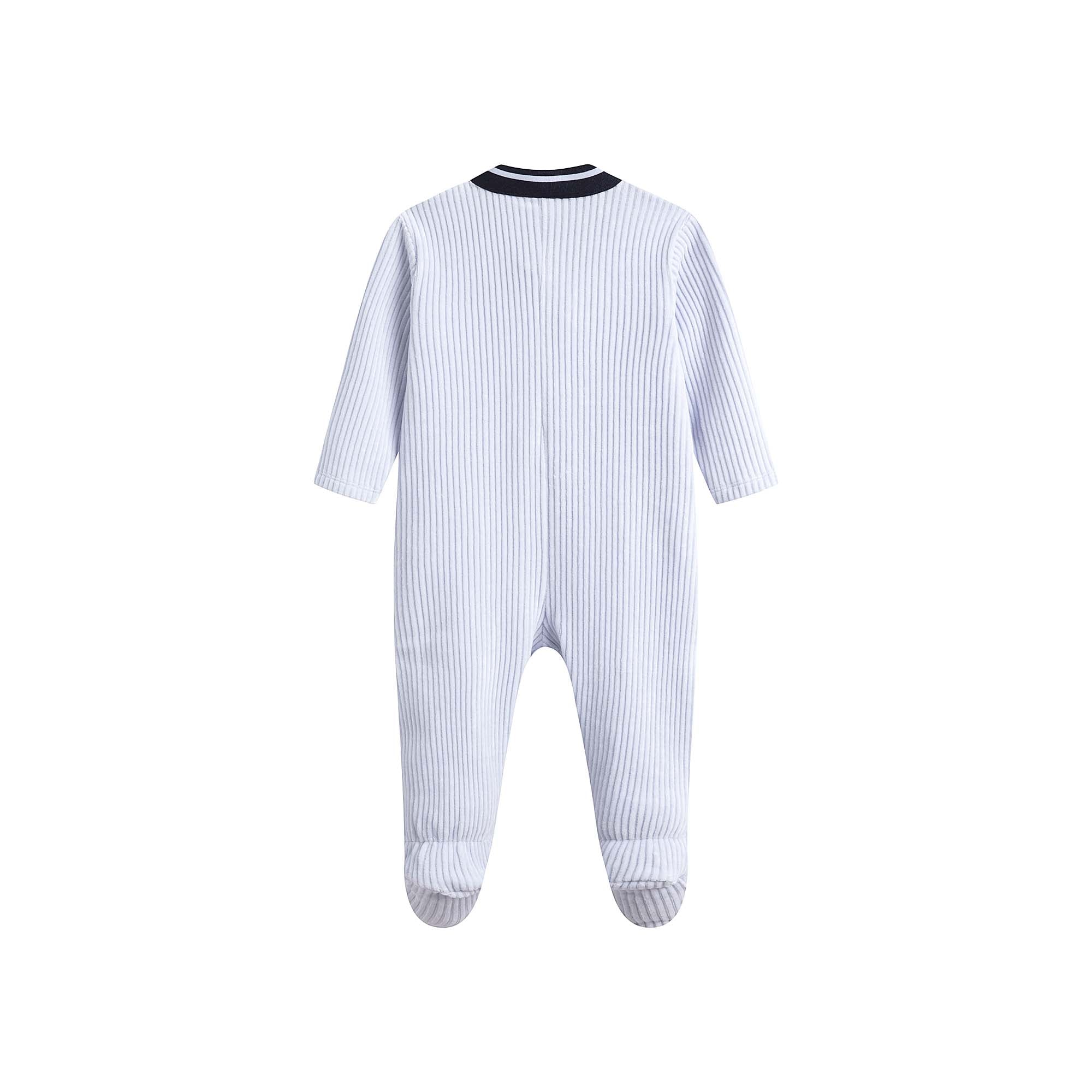 Baby Boys Light Blue Cotton Babysuit Set