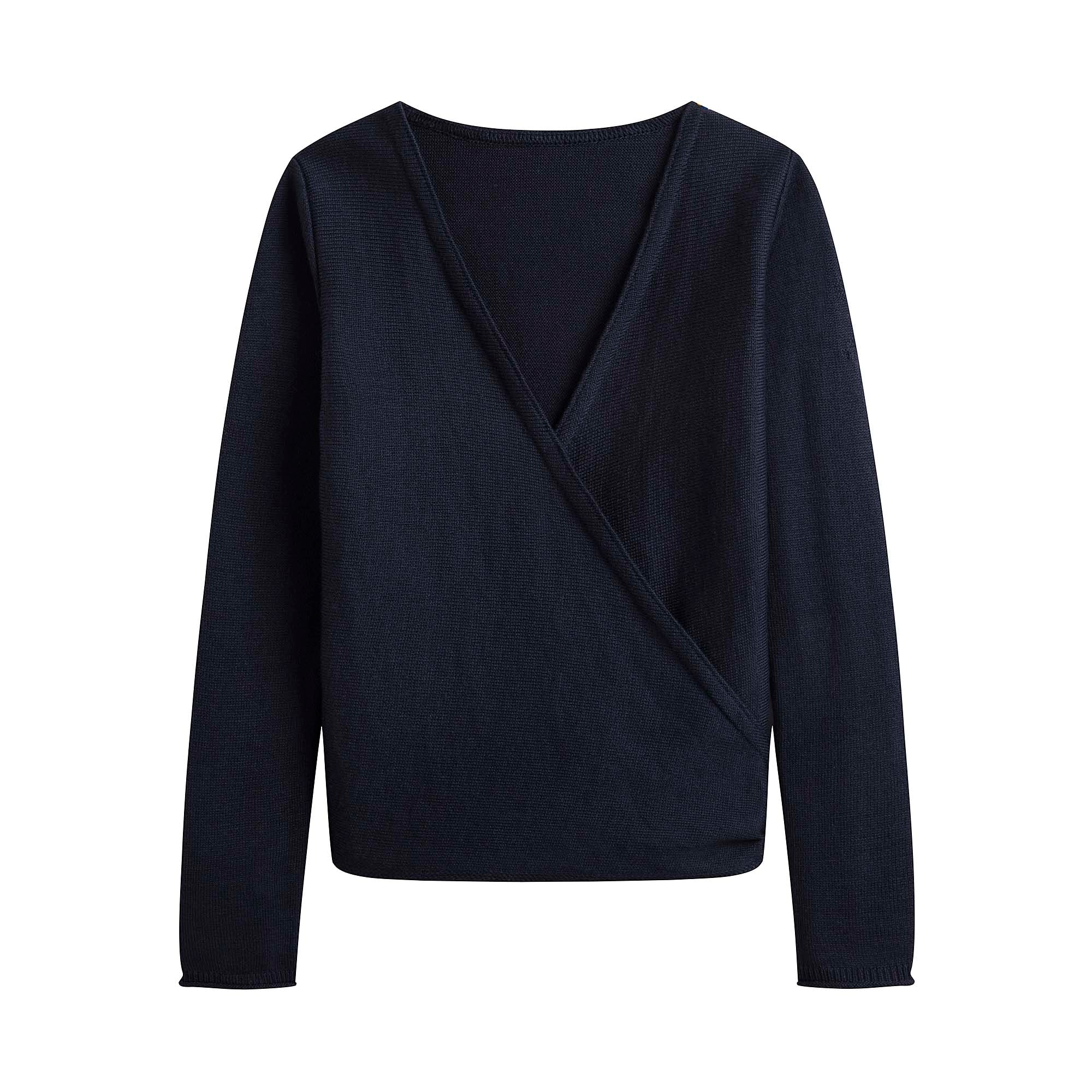 Girls Dark Blue Ballet Top(DE670/116)