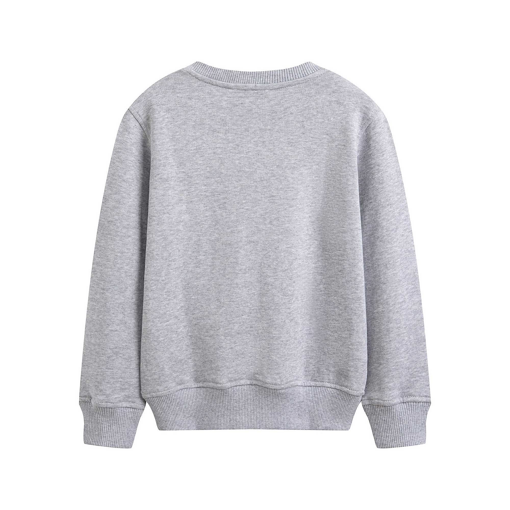 Boys & Girls Grey Logo Cotton Sweatshirt