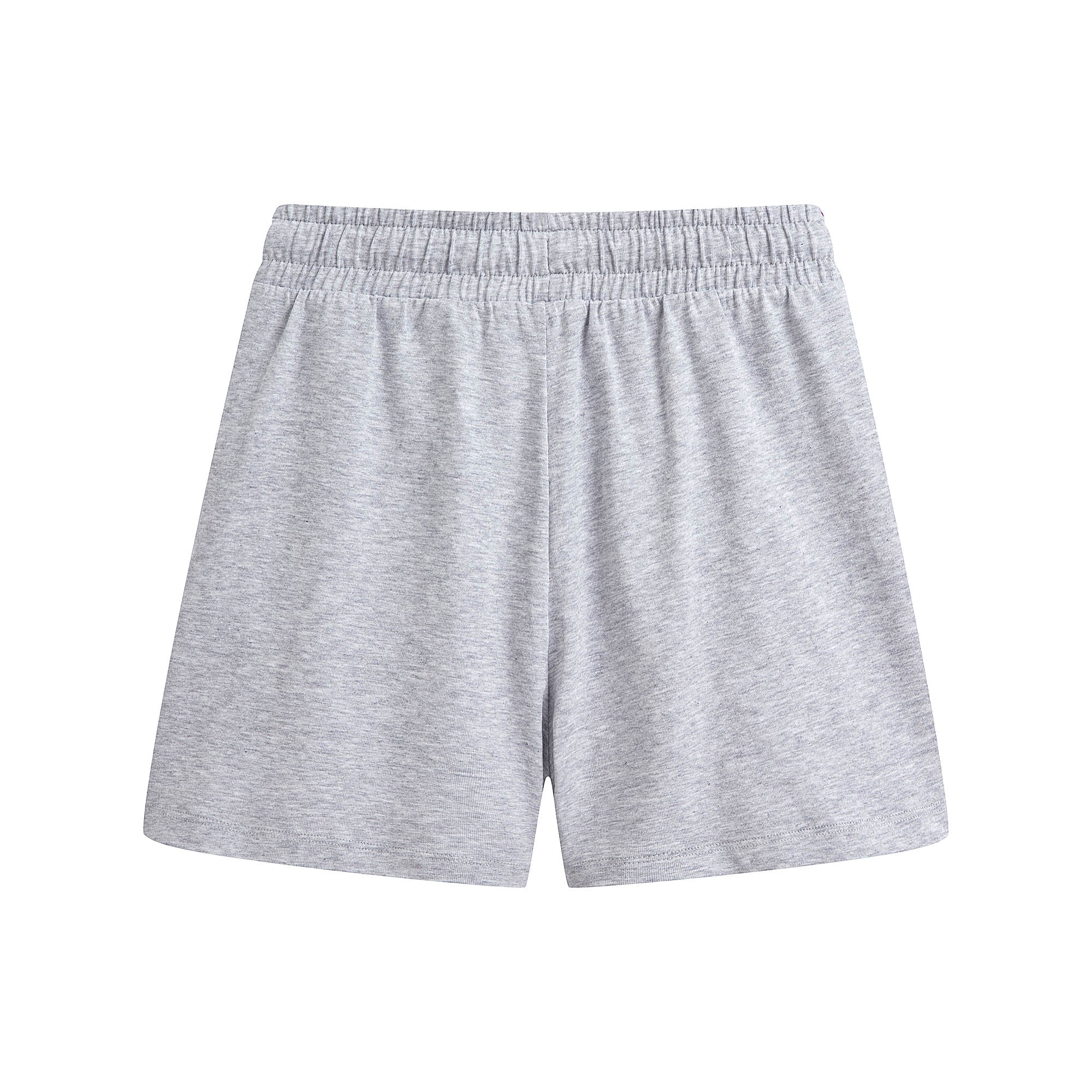 Boys Grey Logo Cotton Shorts