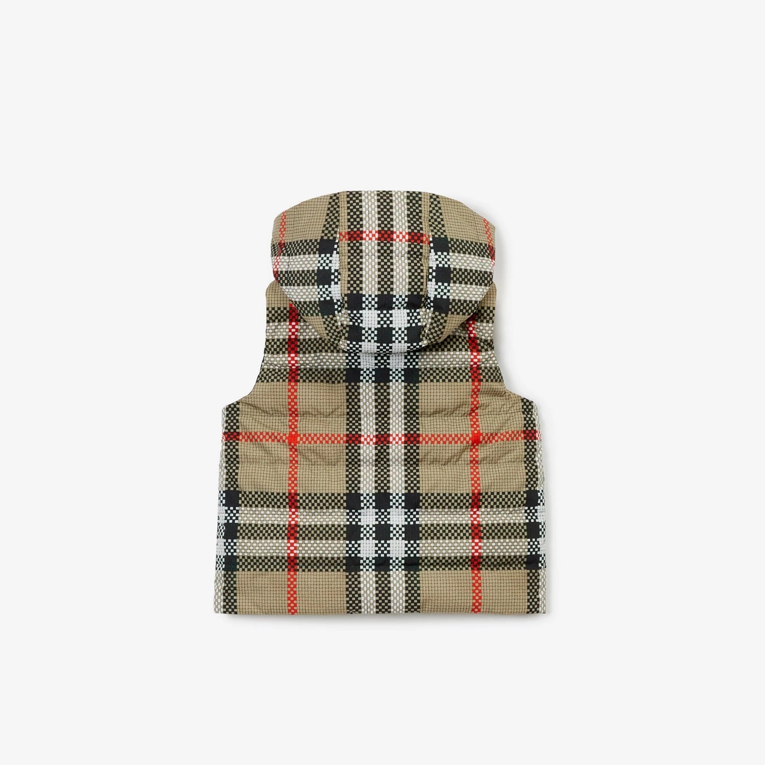 Boys & Girls Beige Reversible Padded Down Gilet