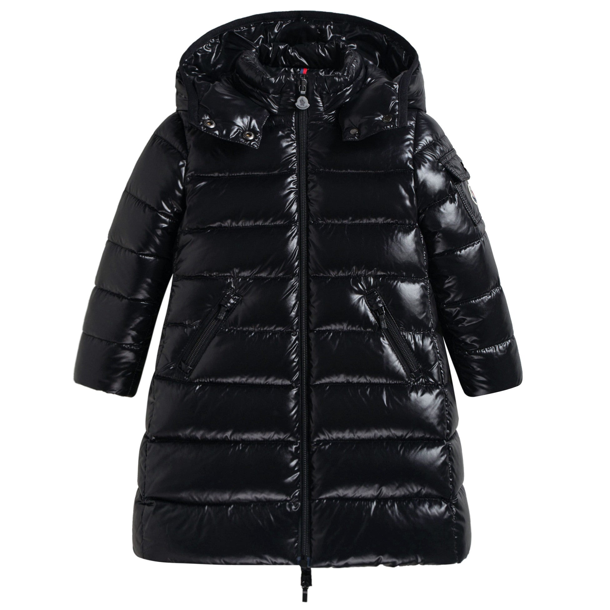 Girls Black "MOKA" Padded Down Coat