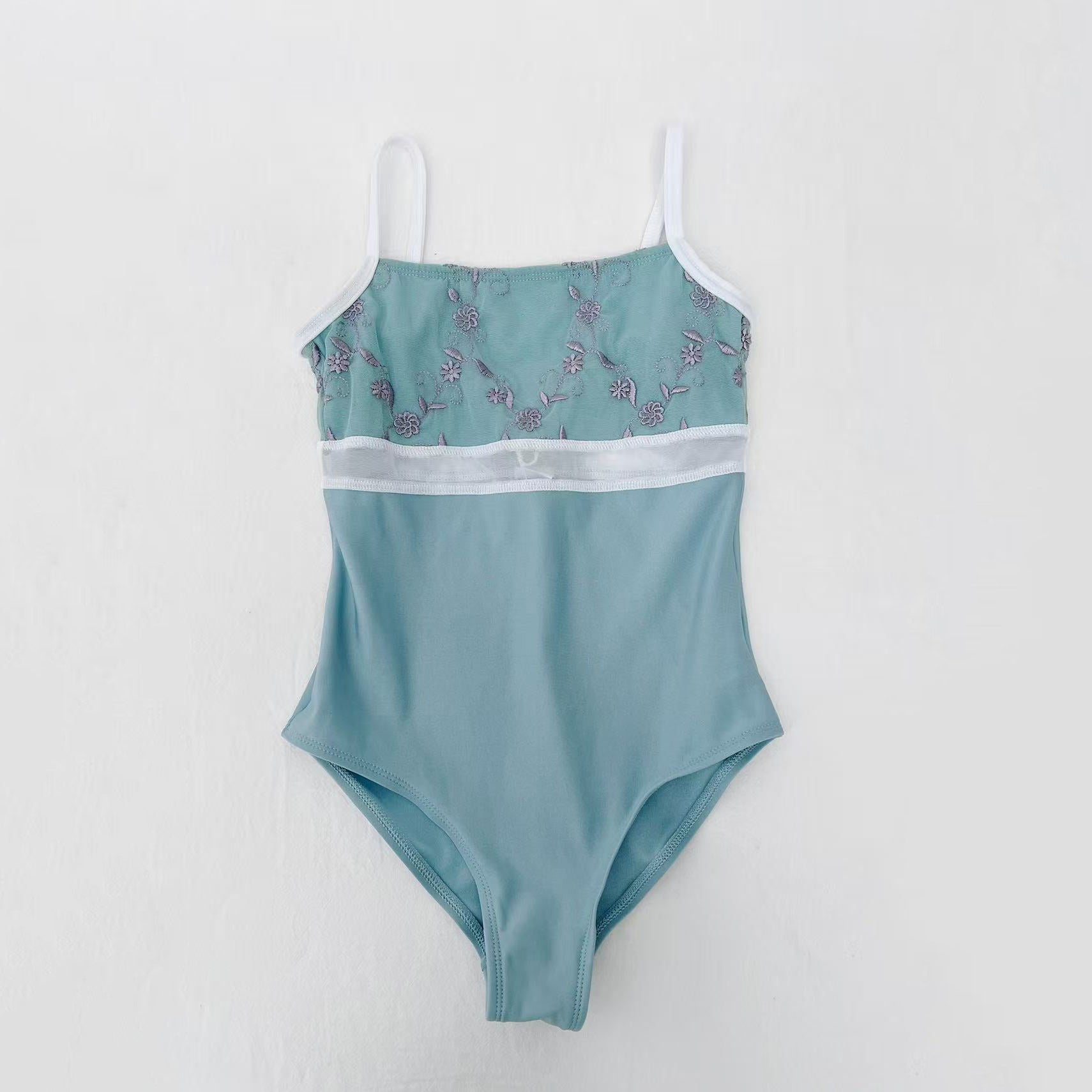 Girls Aqua"BRIGID"Ballet Onesies(KC17038-C51/L37+TRD26+TP03)