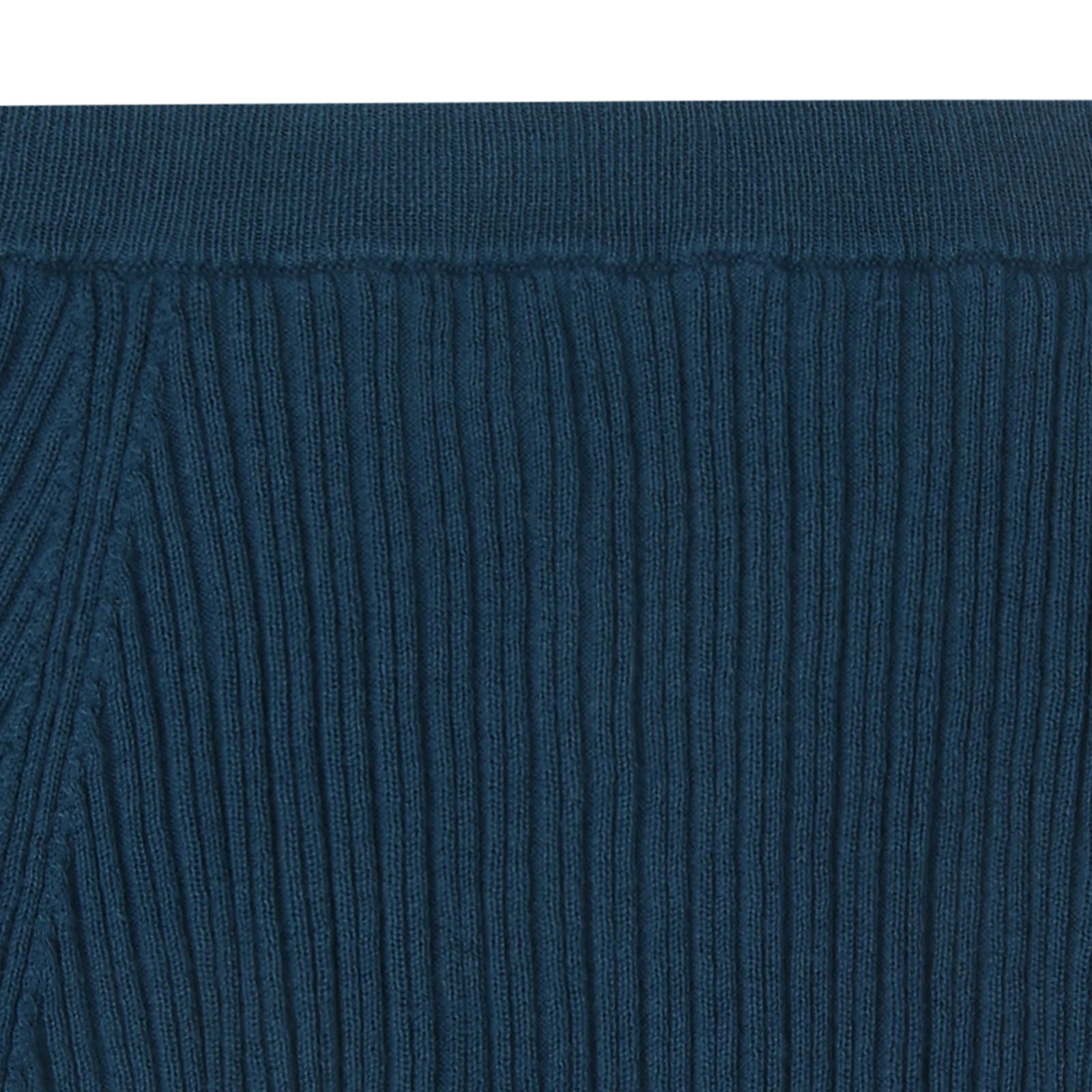 Girls Dark Blue Cotton Skirt