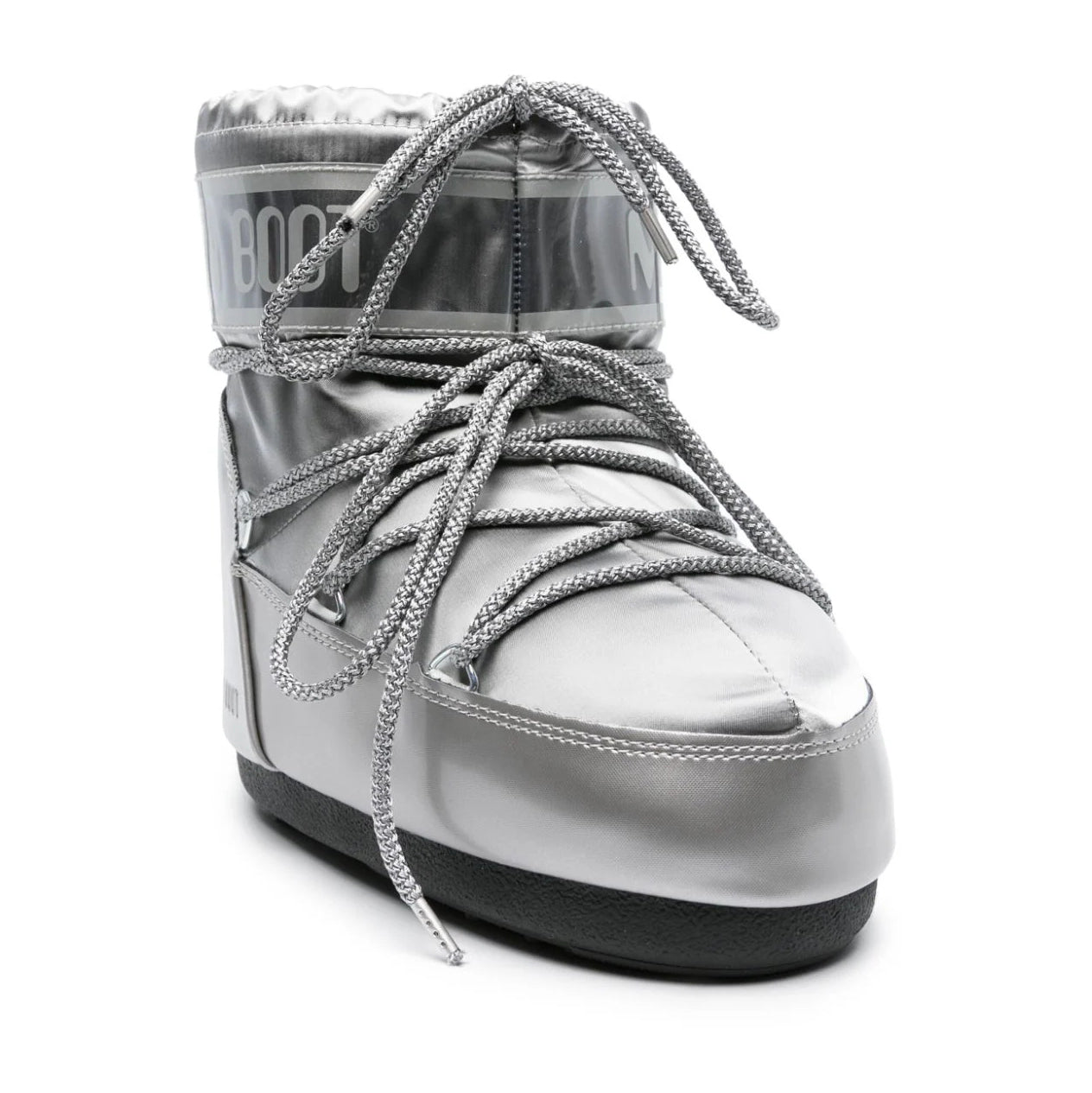 Women Silver "ICON LOW" Boots