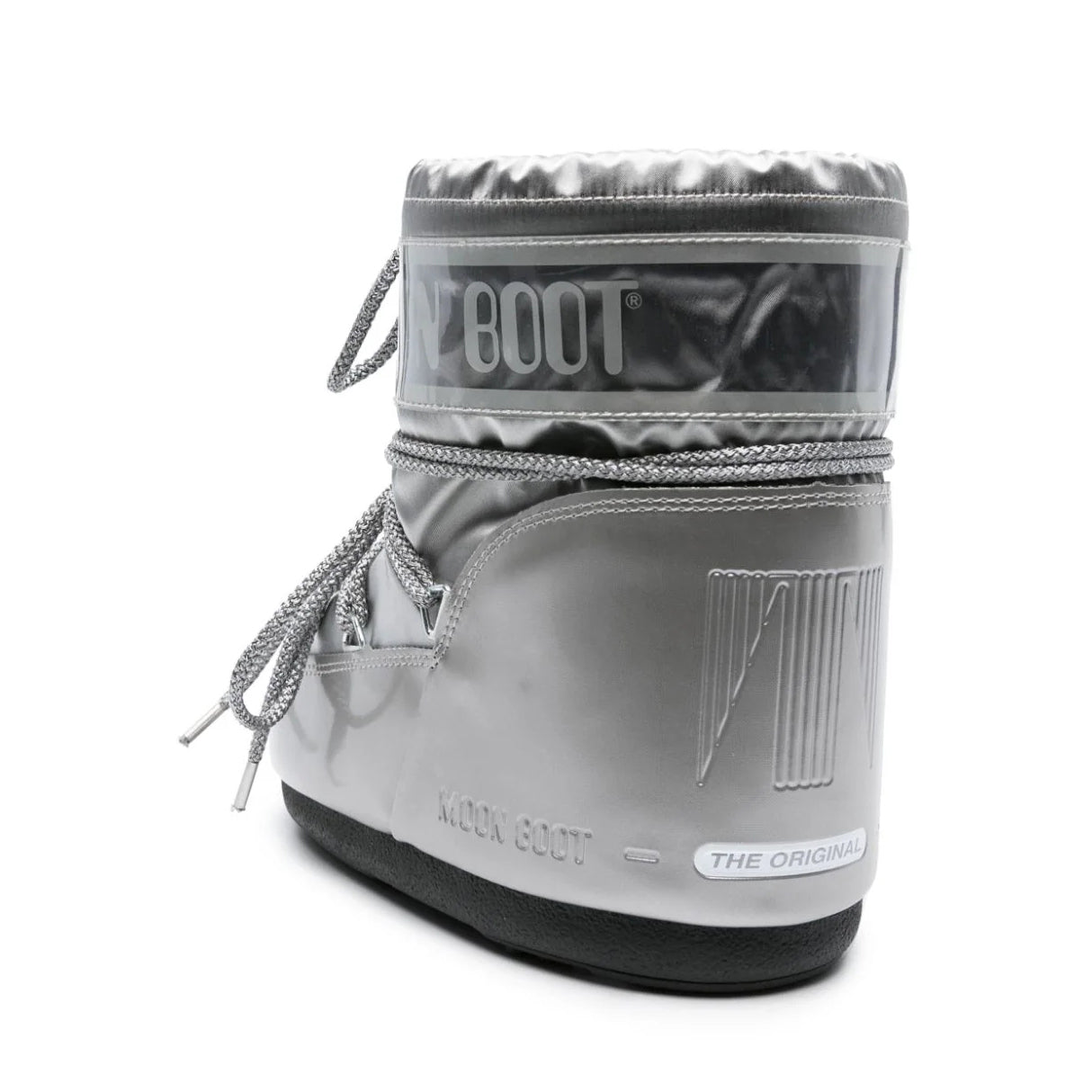 Women Silver "ICON LOW" Boots