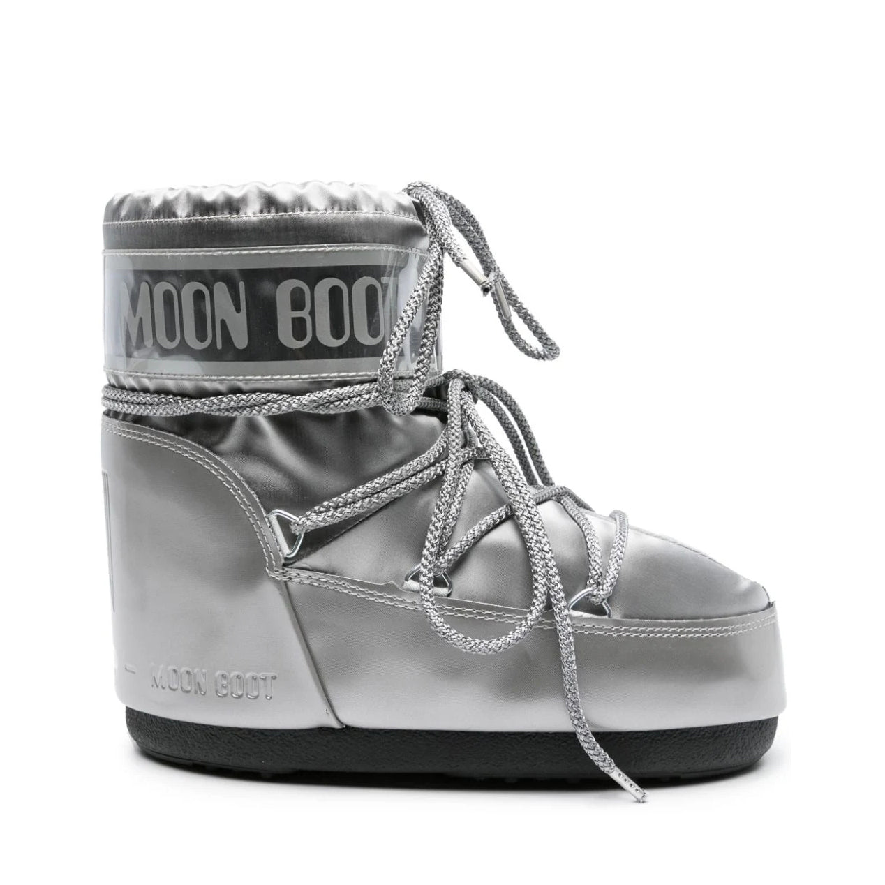Women Silver "ICON LOW" Boots