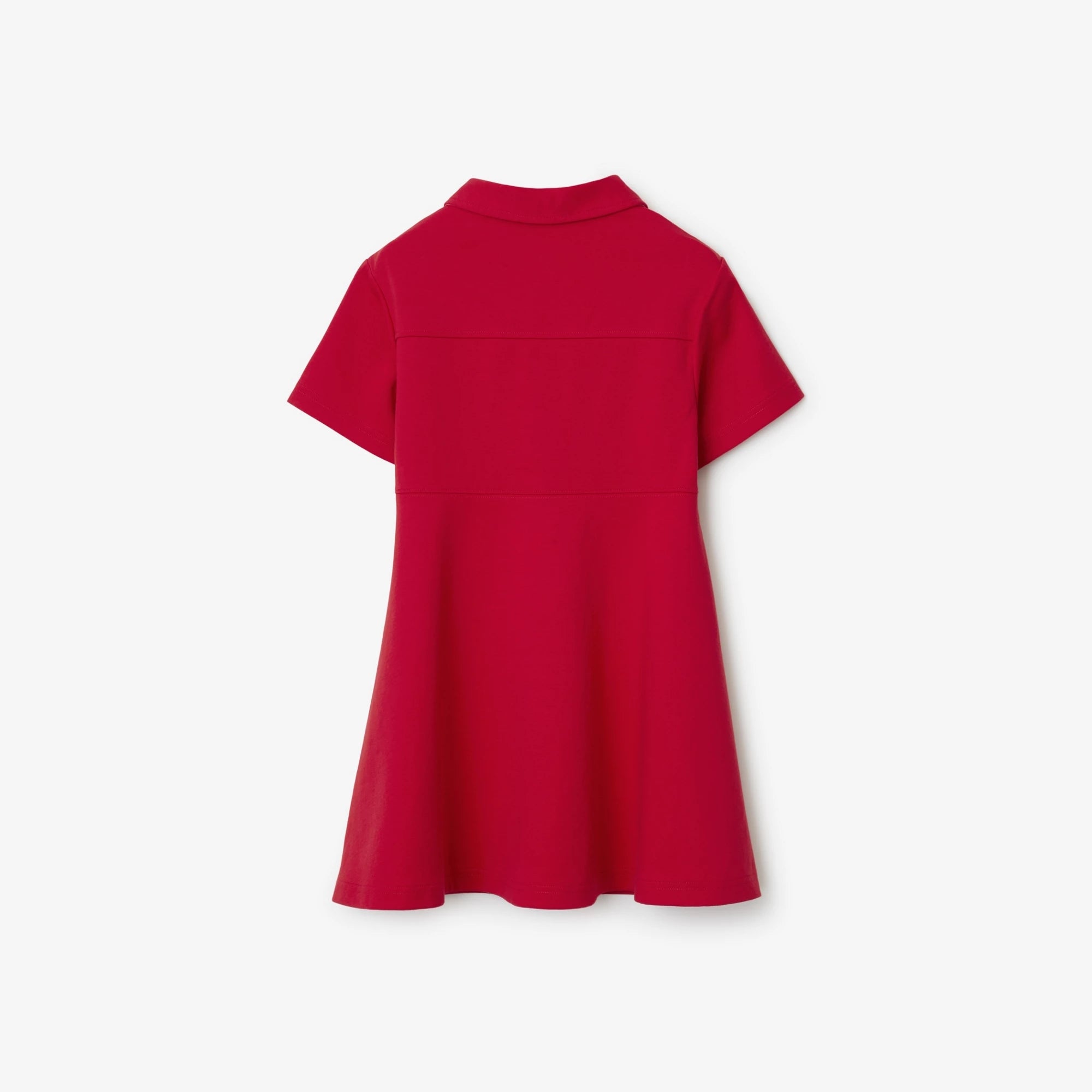 Girls Red Cotton Dress