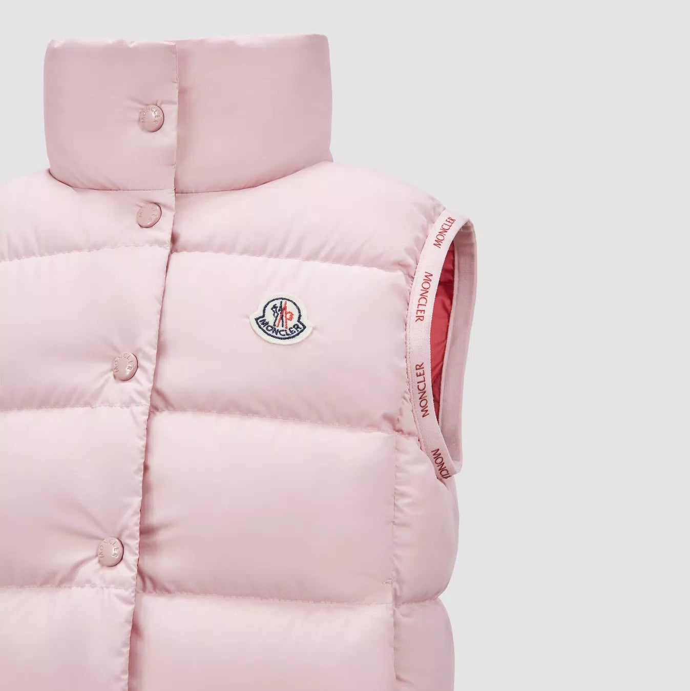 Girls Pink "BADIA" Padded Down Gilet