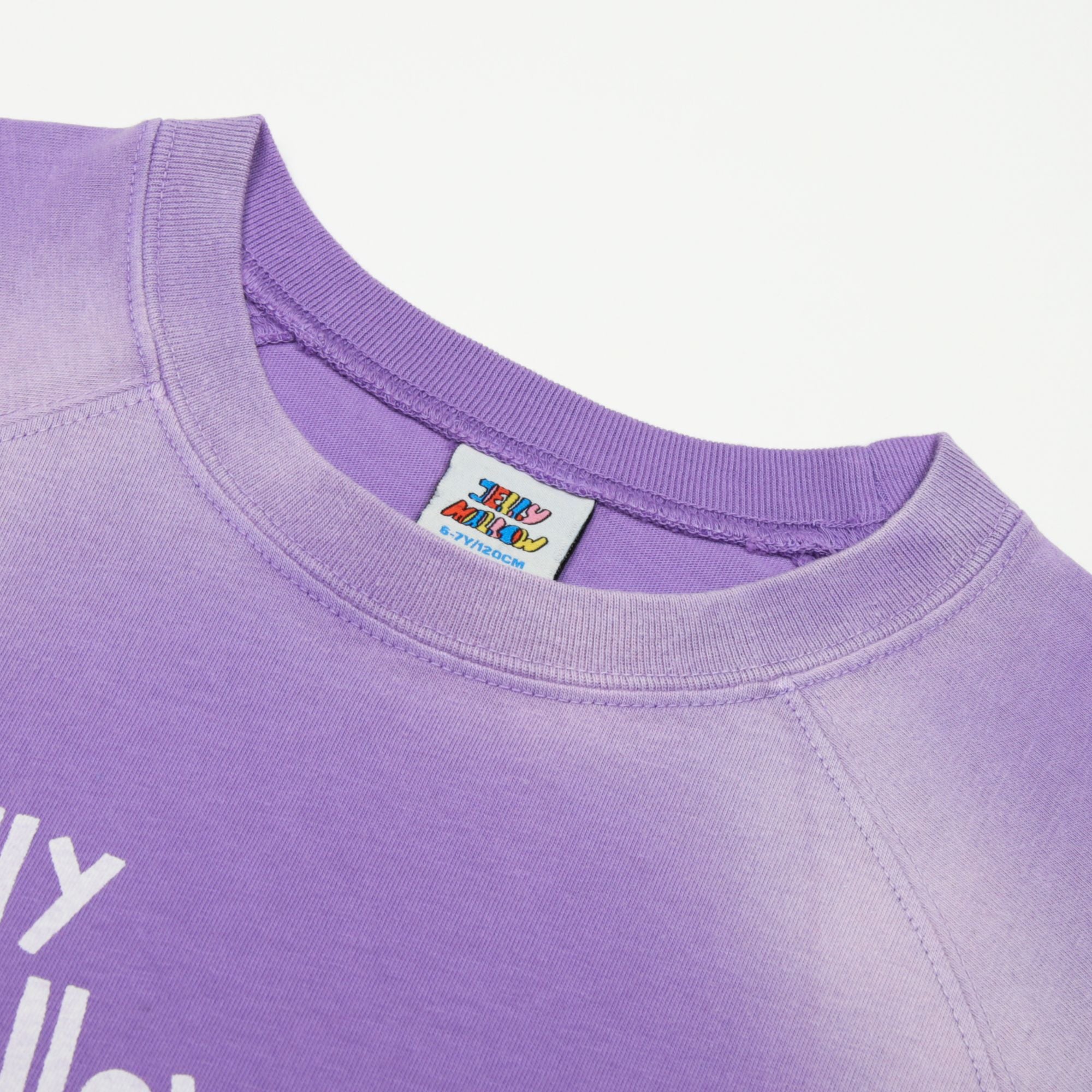 Boys & Girls Purple Printed Cotton T-Shirt