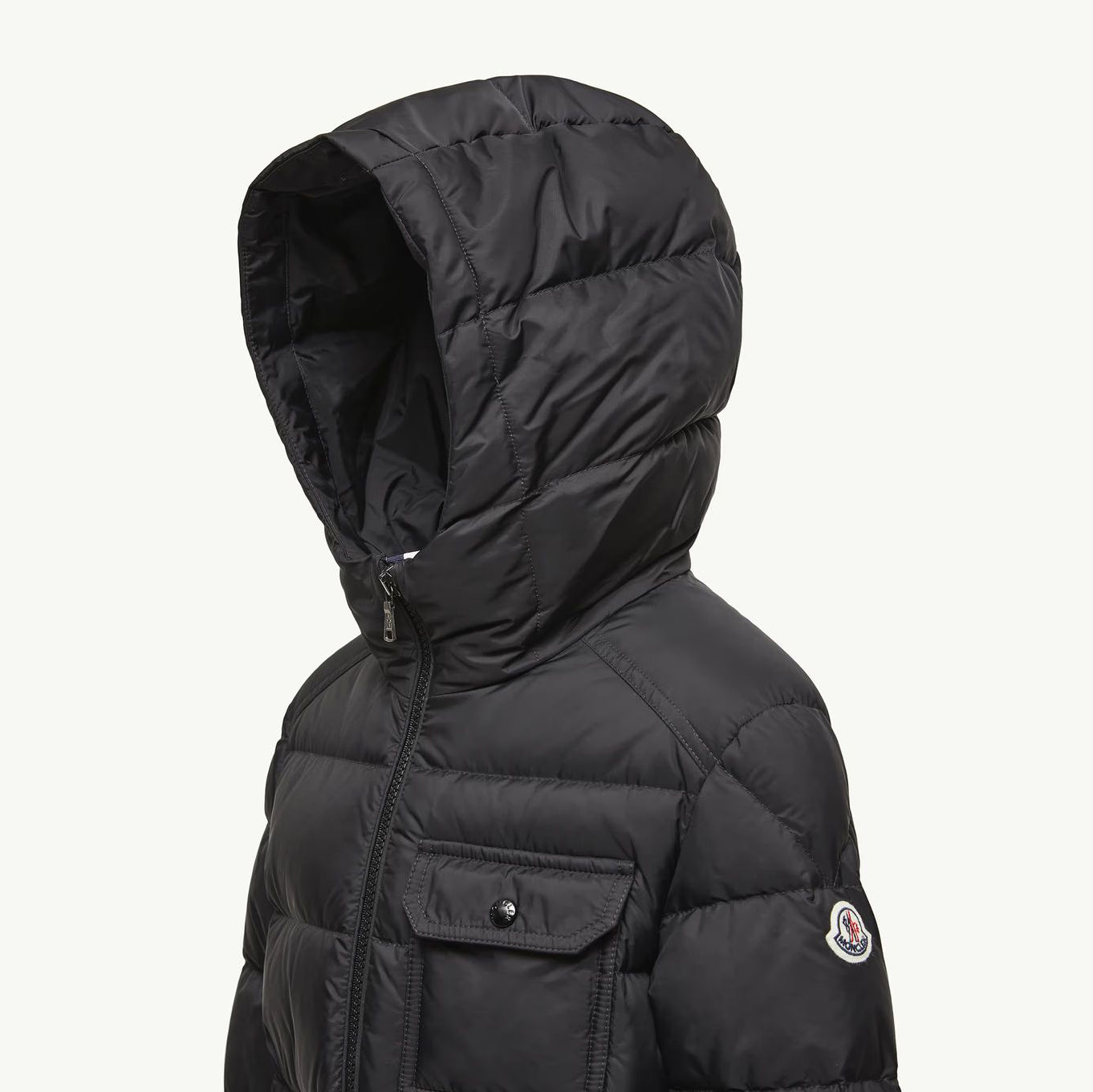 Boys Black"ALANI"Padded Down Coat