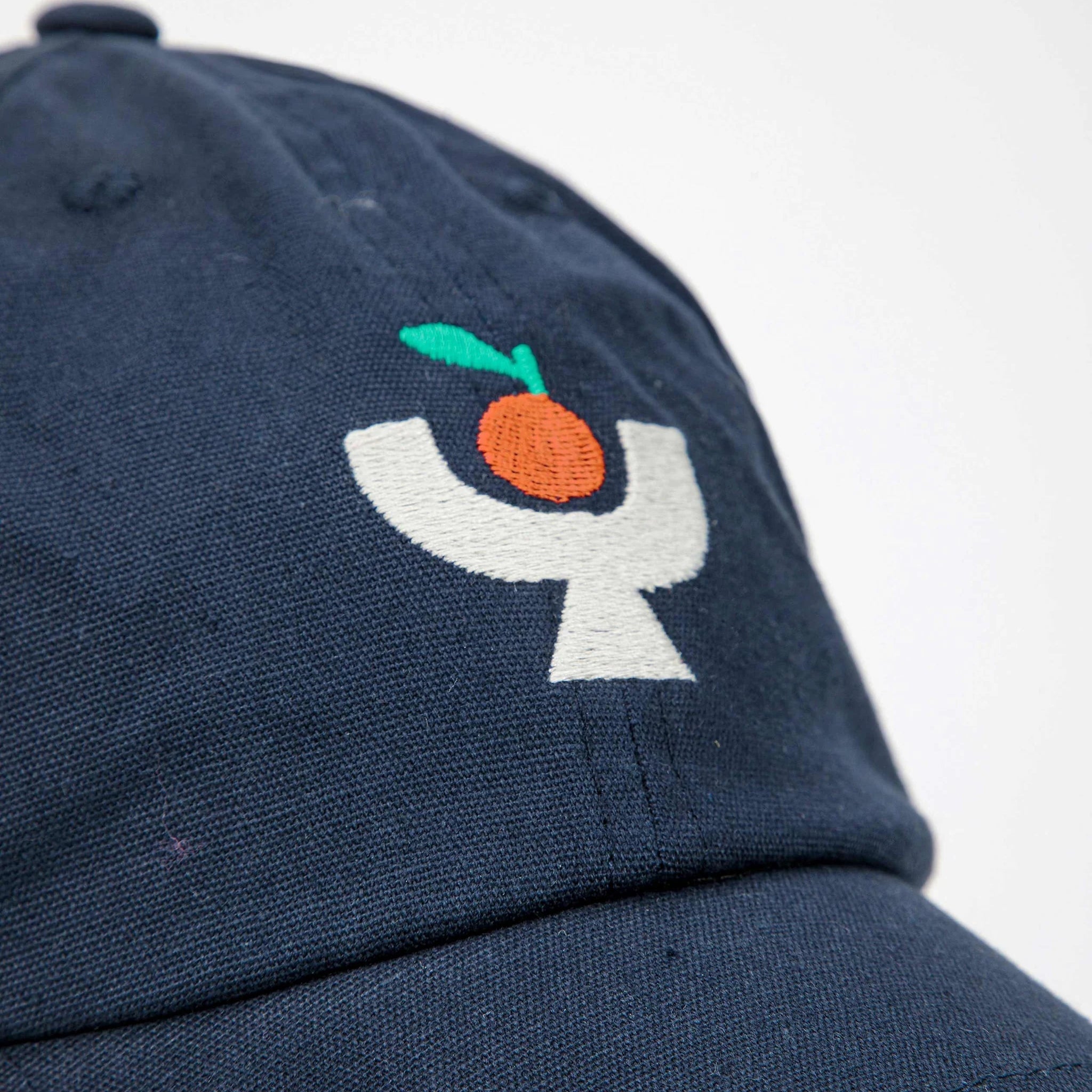 Women Blue Embroidered Cap